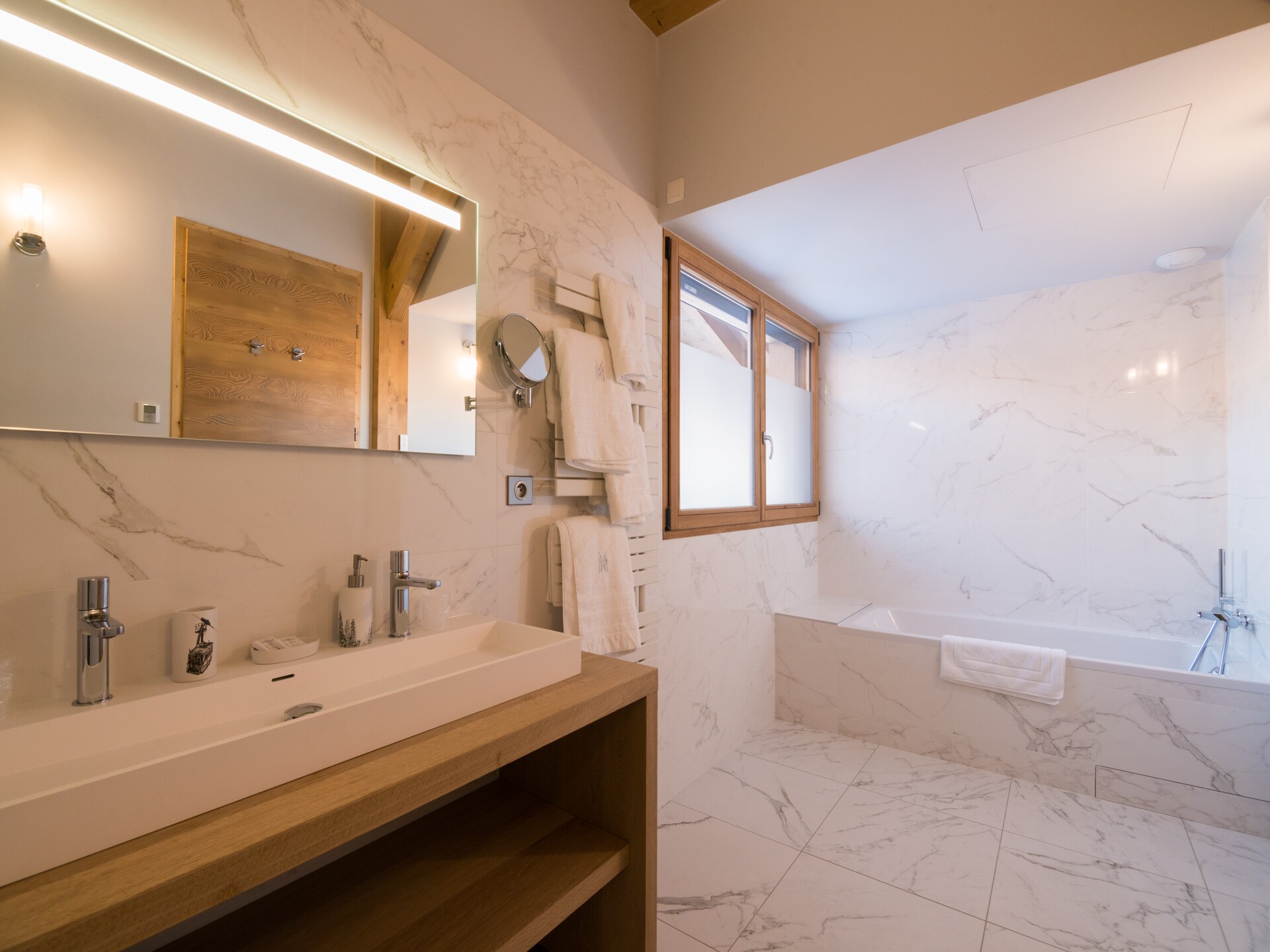 Luxe 14-persoons chalet nabij Megève met sauna en hammam - foto 27