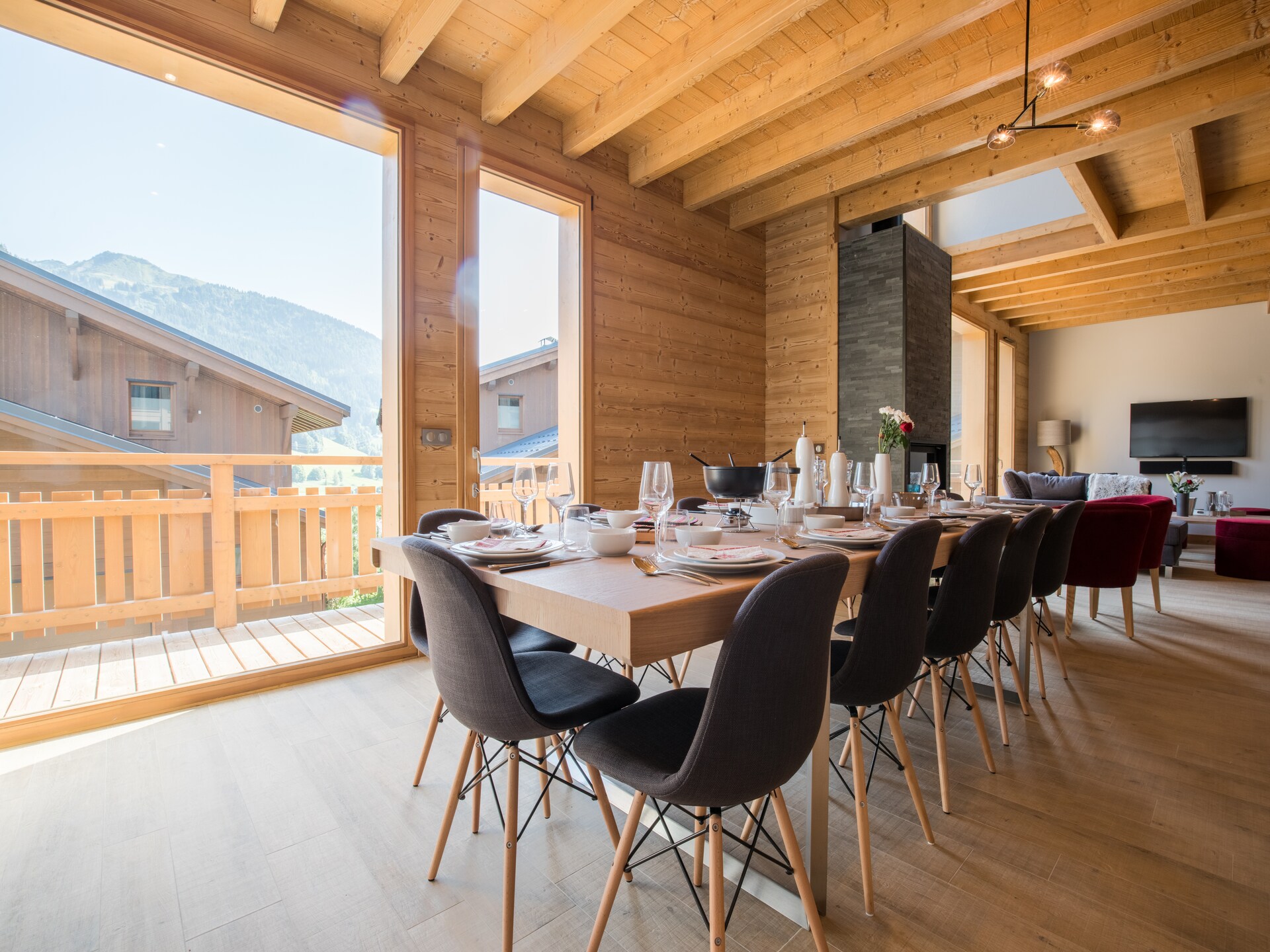 Luxe 14-persoons chalet nabij Megève met sauna en hammam - foto 8