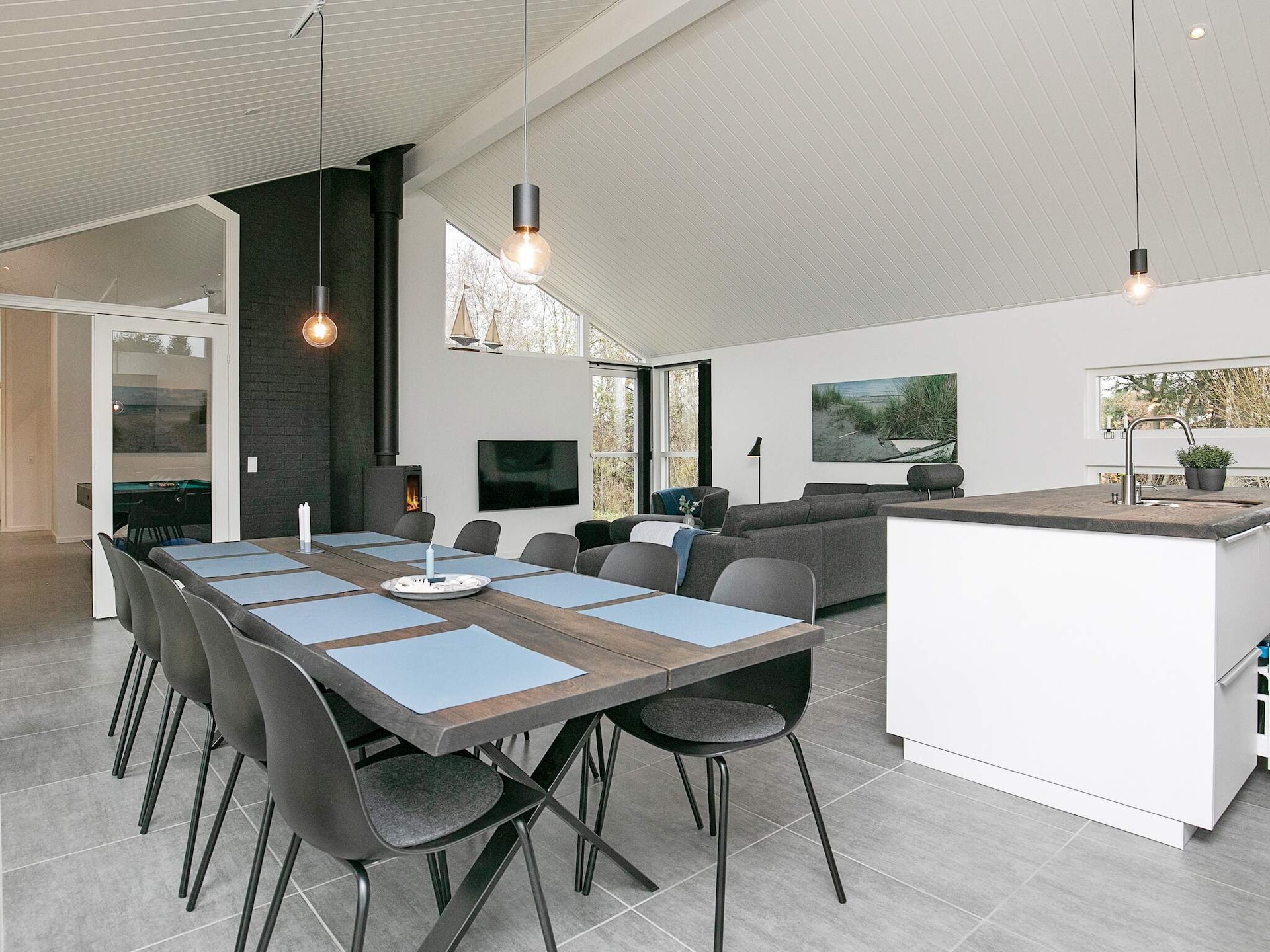 Op 400 m van zee: Ruim vakantiehuis voor 10 personen in Jerup - foto 16