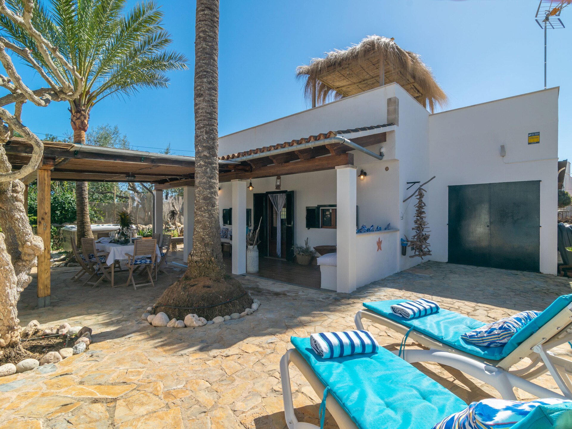 Cas Pati: Comfortabele tent met jacuzzi nabij Cala Santanyí - foto 2