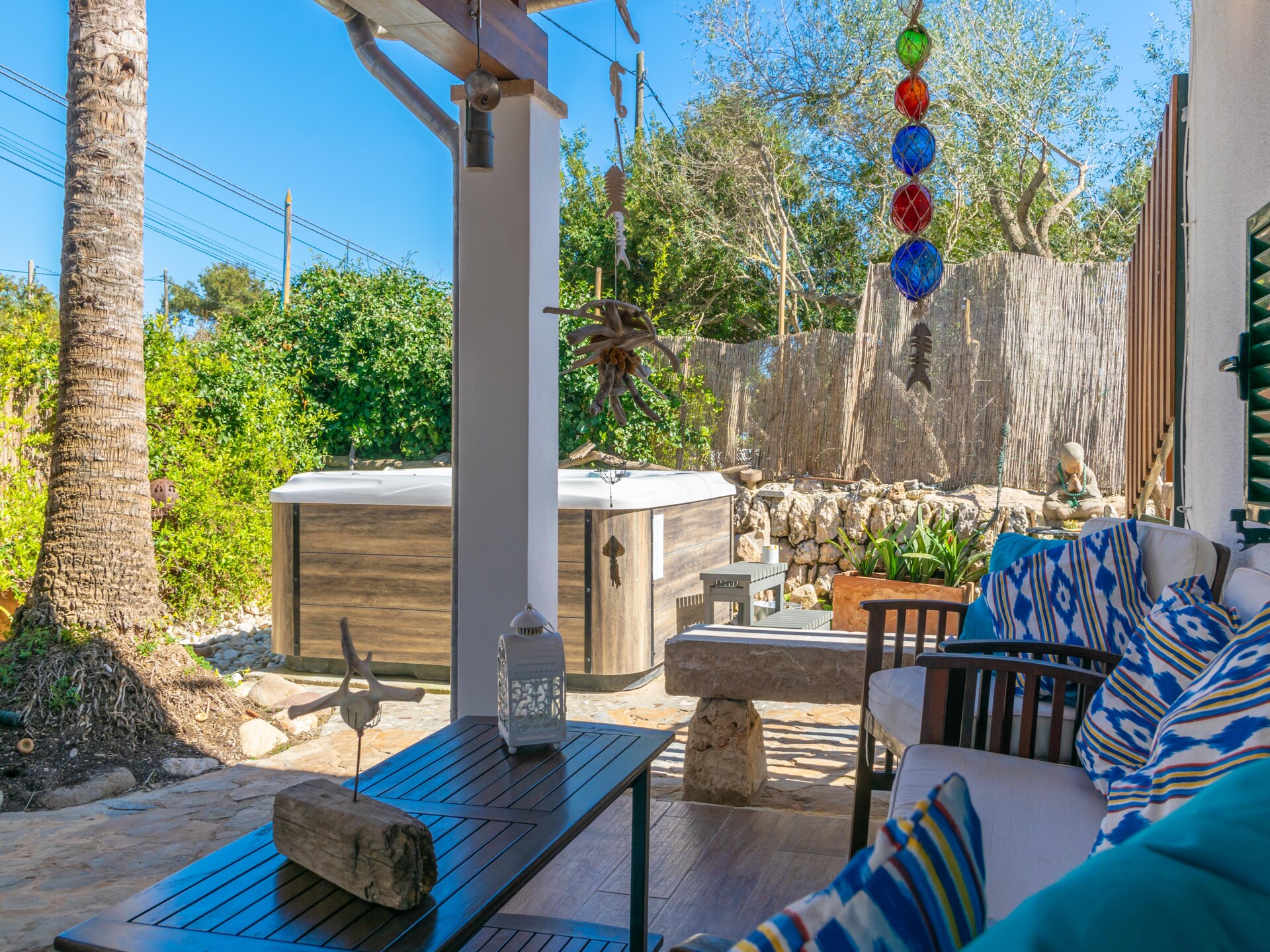 Cas Pati: Comfortabele tent met jacuzzi nabij Cala Santanyí - foto 32