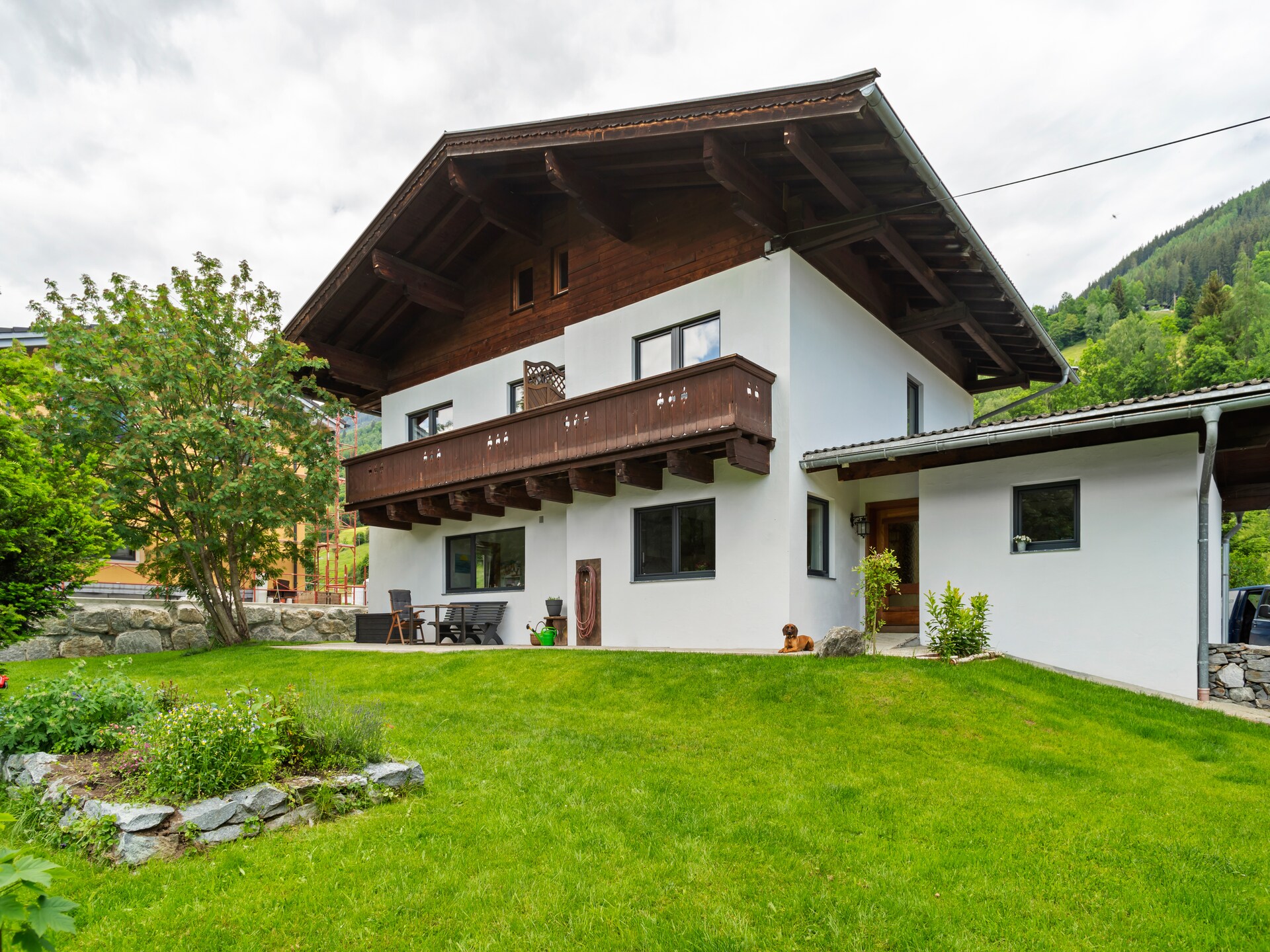 Dorfruh: Privé-appartement in Bramberg met balkon, dichtbij skigebieden - foto 1