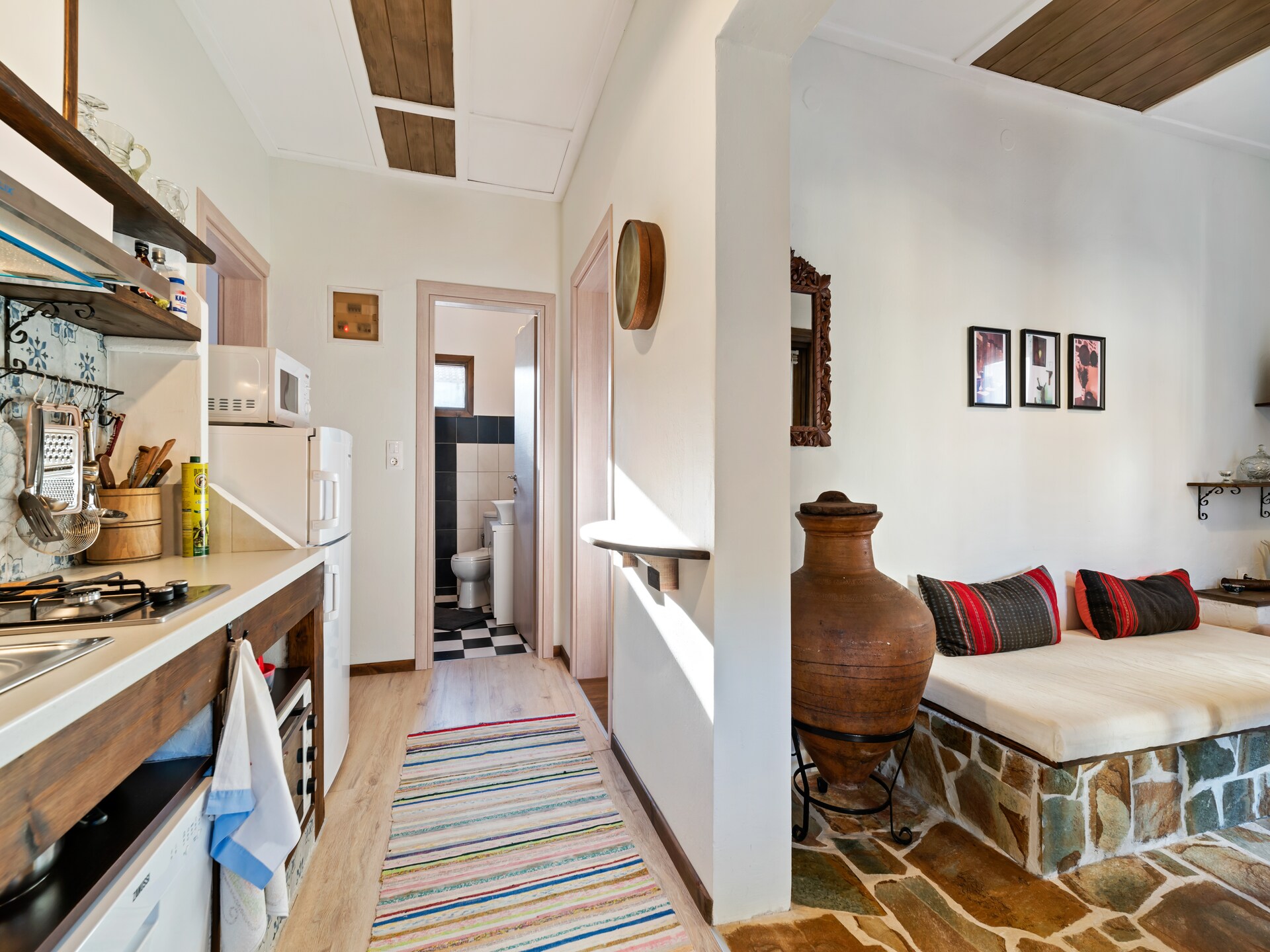 Zonovergoten appartement voor 5 in Agios Nikolaos, vlakbij zee - foto 16
