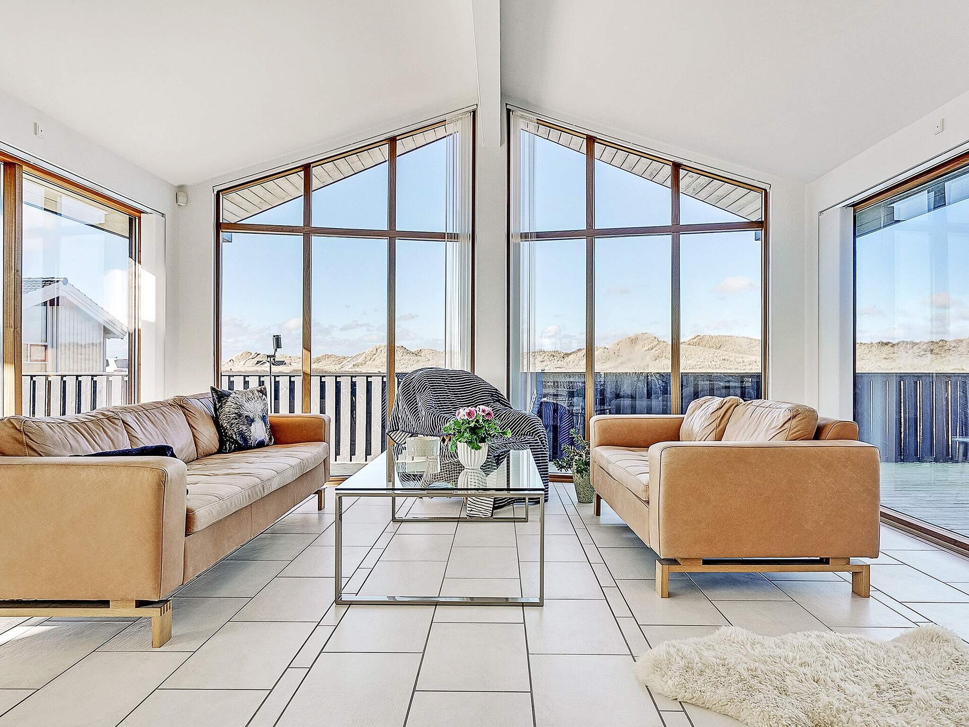 Ruim vakantiehuis met duinenzicht op 50m van Noordzeestrand in Nørlev - foto 9
