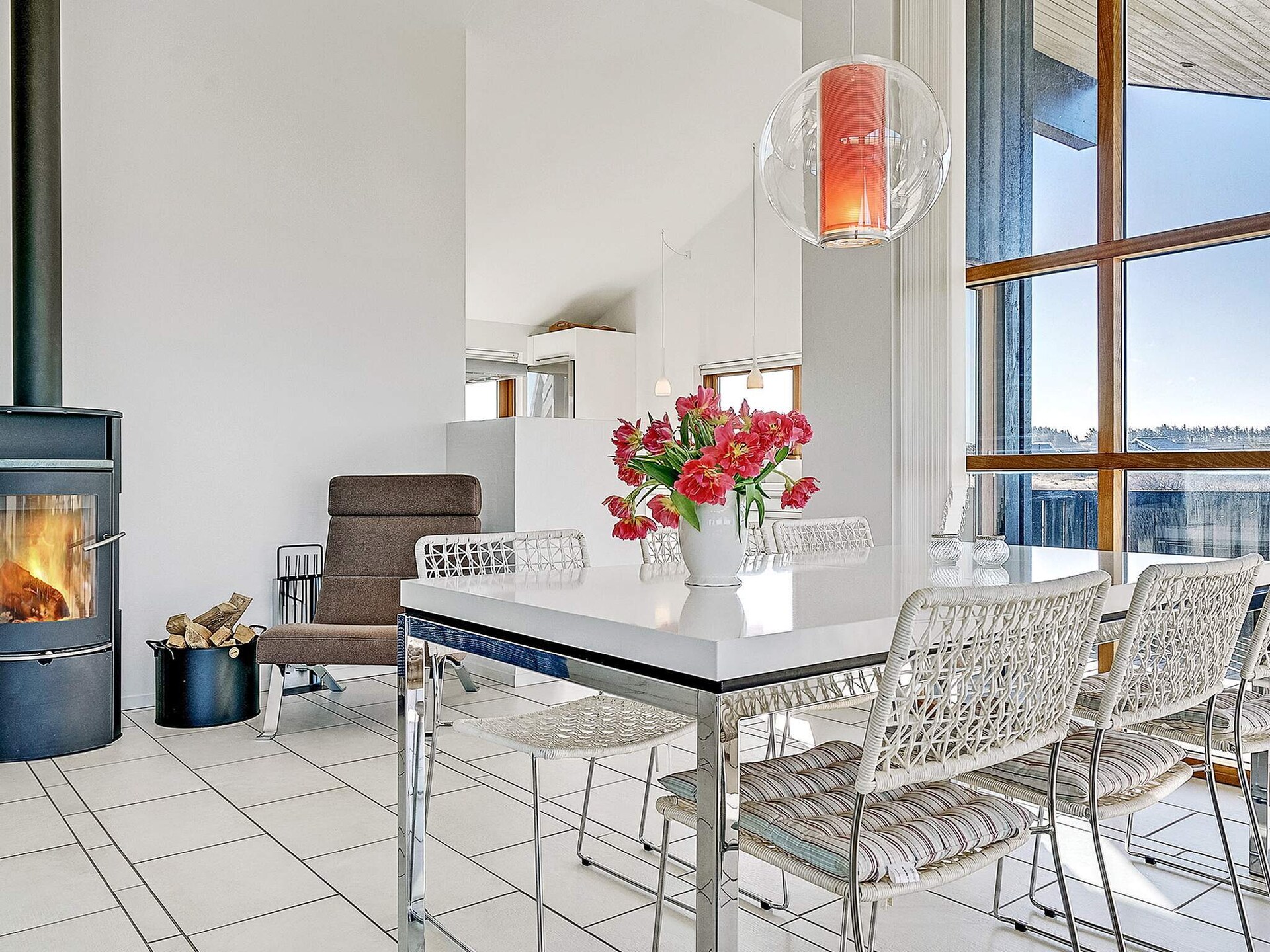 Ruim vakantiehuis met duinenzicht op 50m van Noordzeestrand in Nørlev - foto 11