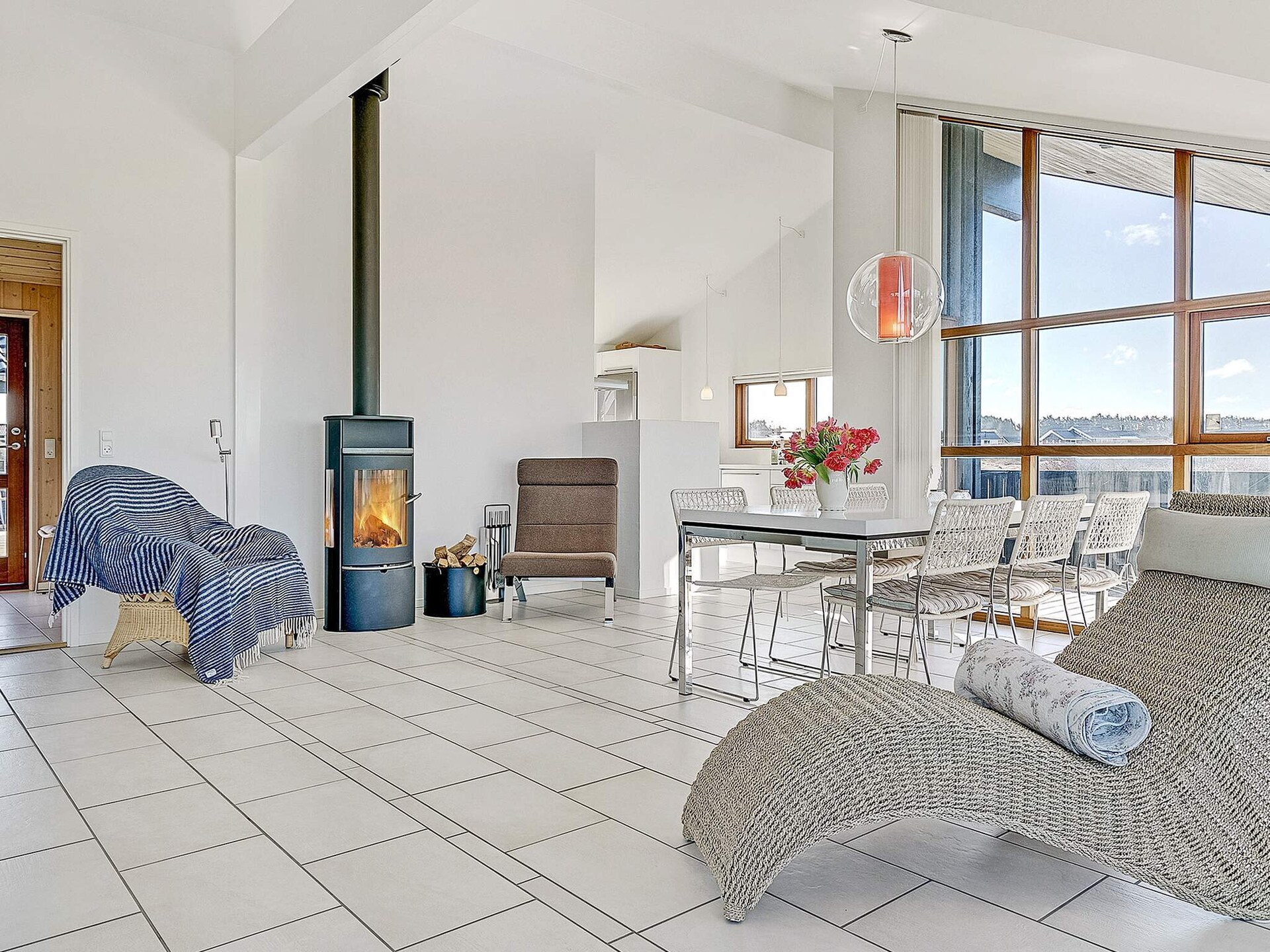 Ruim vakantiehuis met duinenzicht op 50m van Noordzeestrand in Nørlev - foto 13