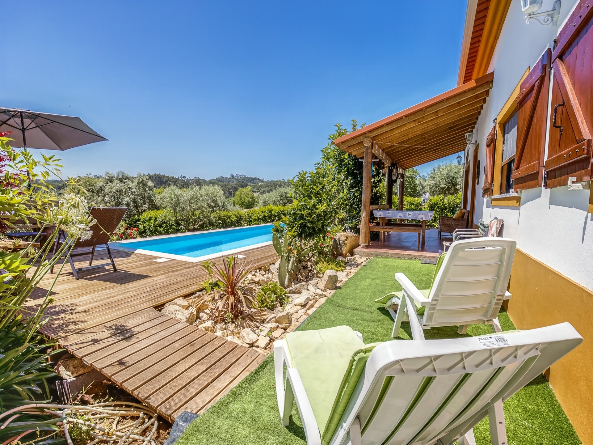 Vrijstaande villa met privézwembad en omheinde tuin bij Carcavelos - foto 13
