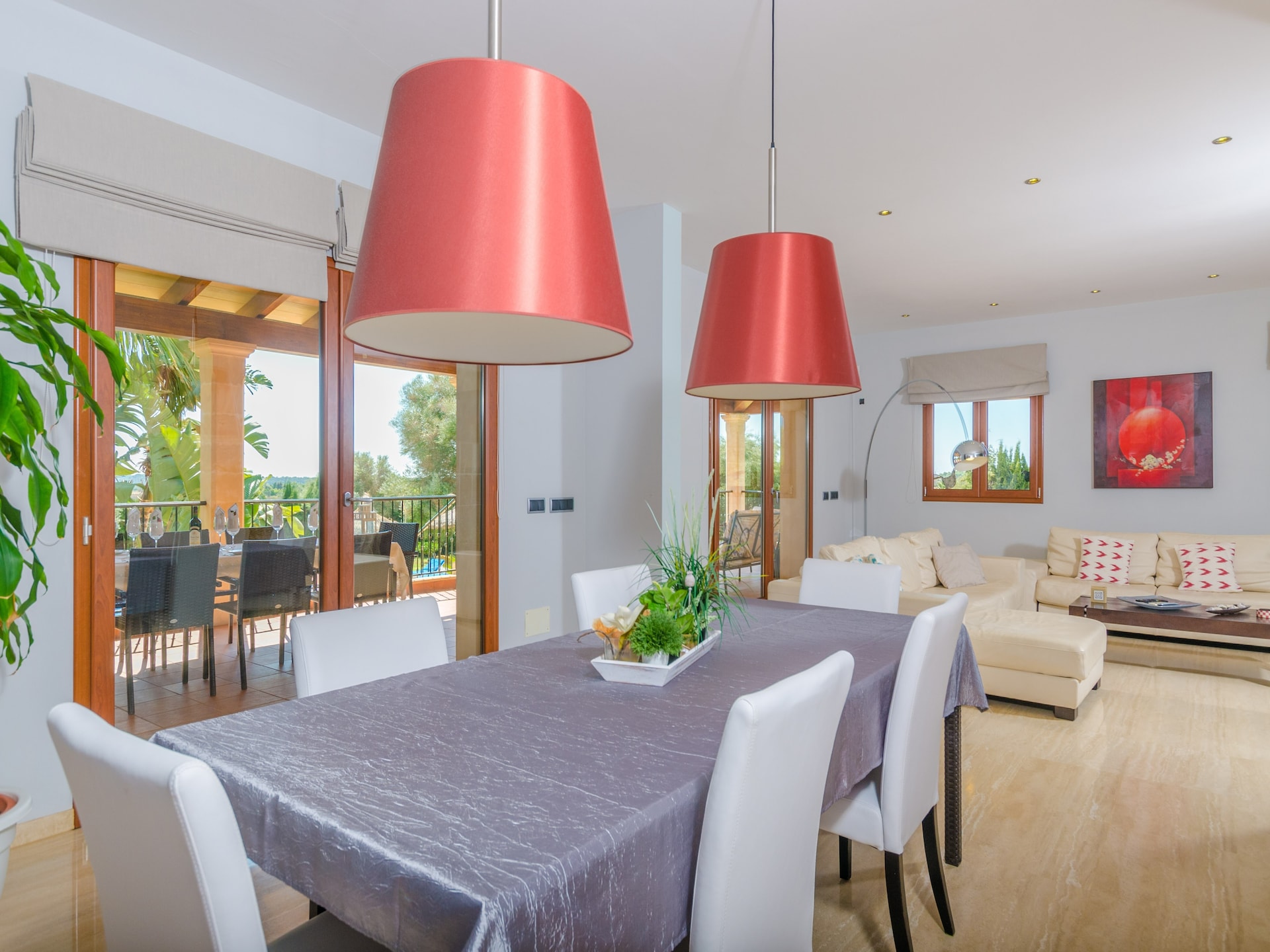 Vrijstaande villa met privézwembad en uitzicht op de golfbaan bij Ses Salines - foto 11