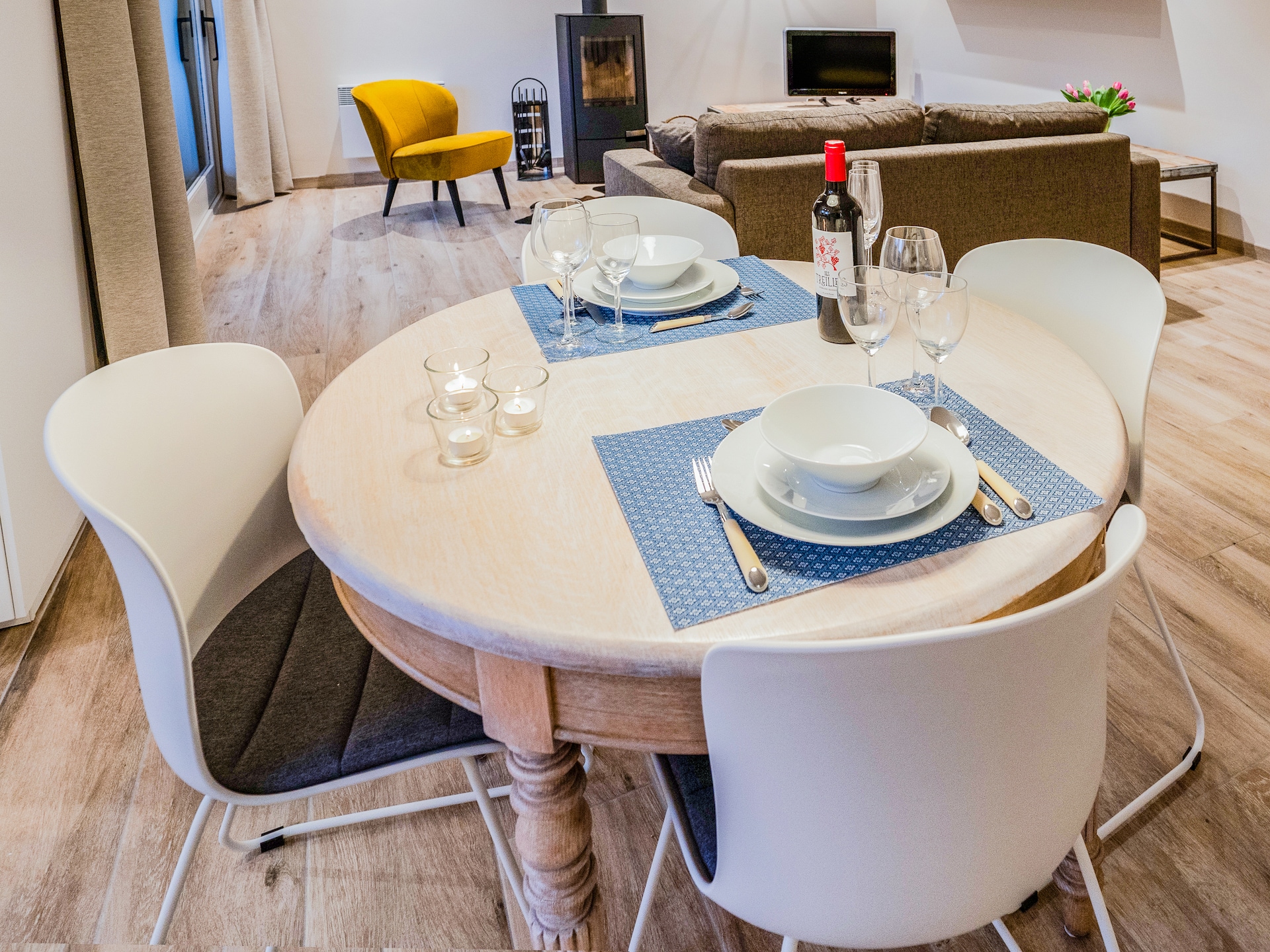 Romantisch vakantiehuis met houtkachel en boszicht in Gros-Fays - foto 19