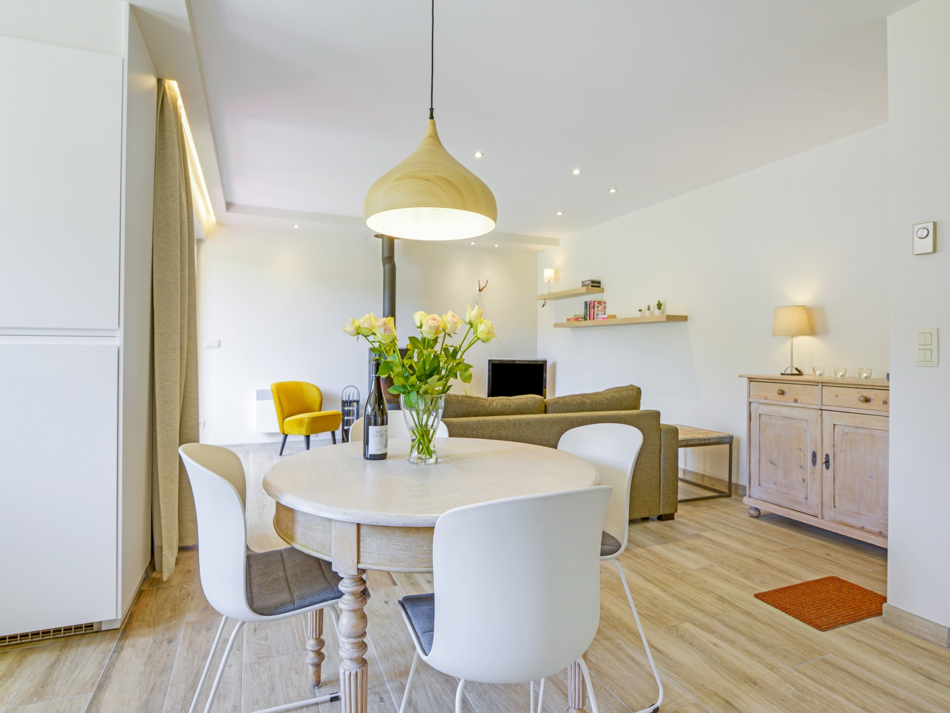 Romantisch vakantiehuis met houtkachel en boszicht in Gros-Fays - foto 12