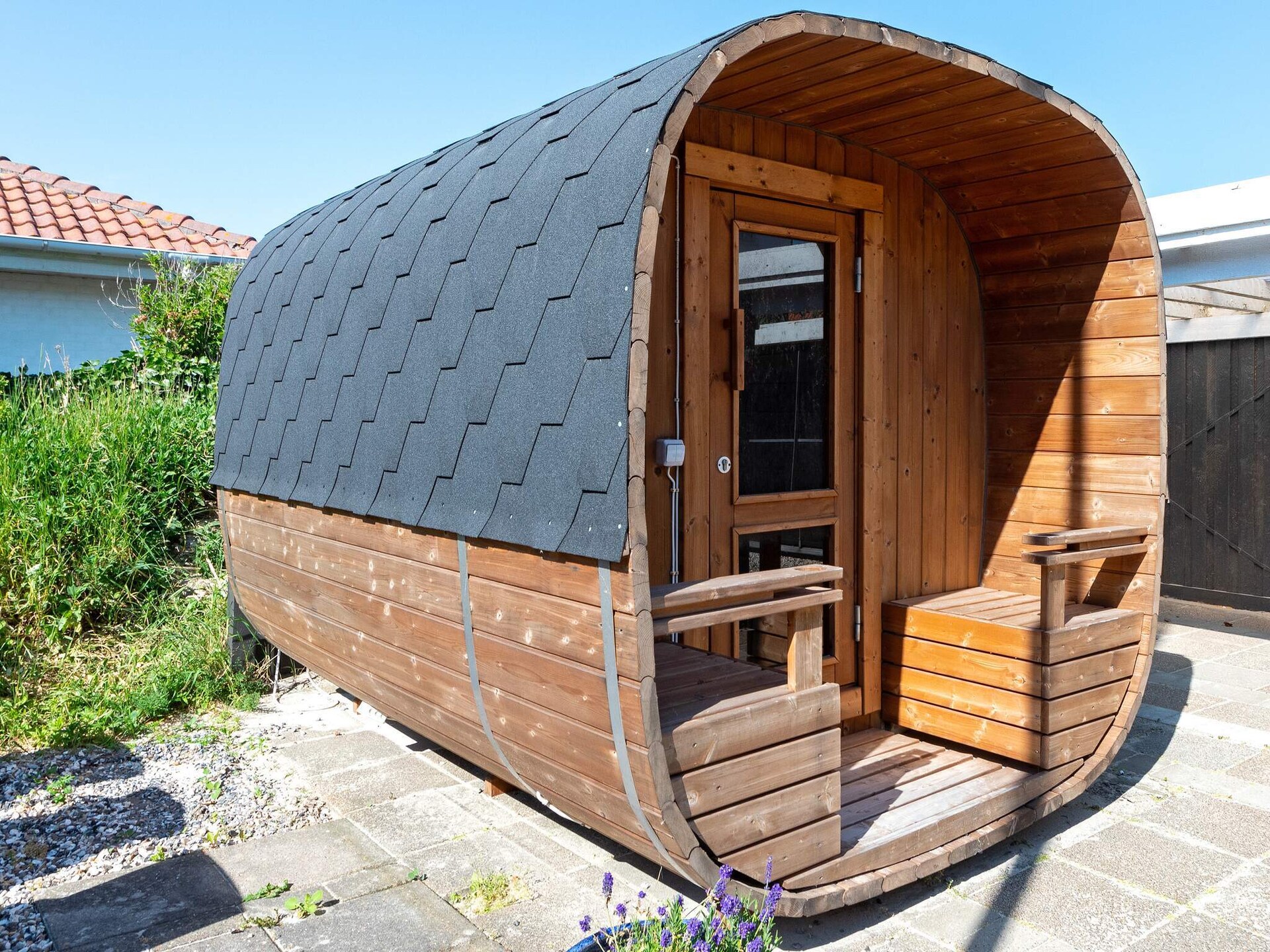 Modern vakantiehuis op 100 meter van het strand in Løkken met buitensauna - foto 19