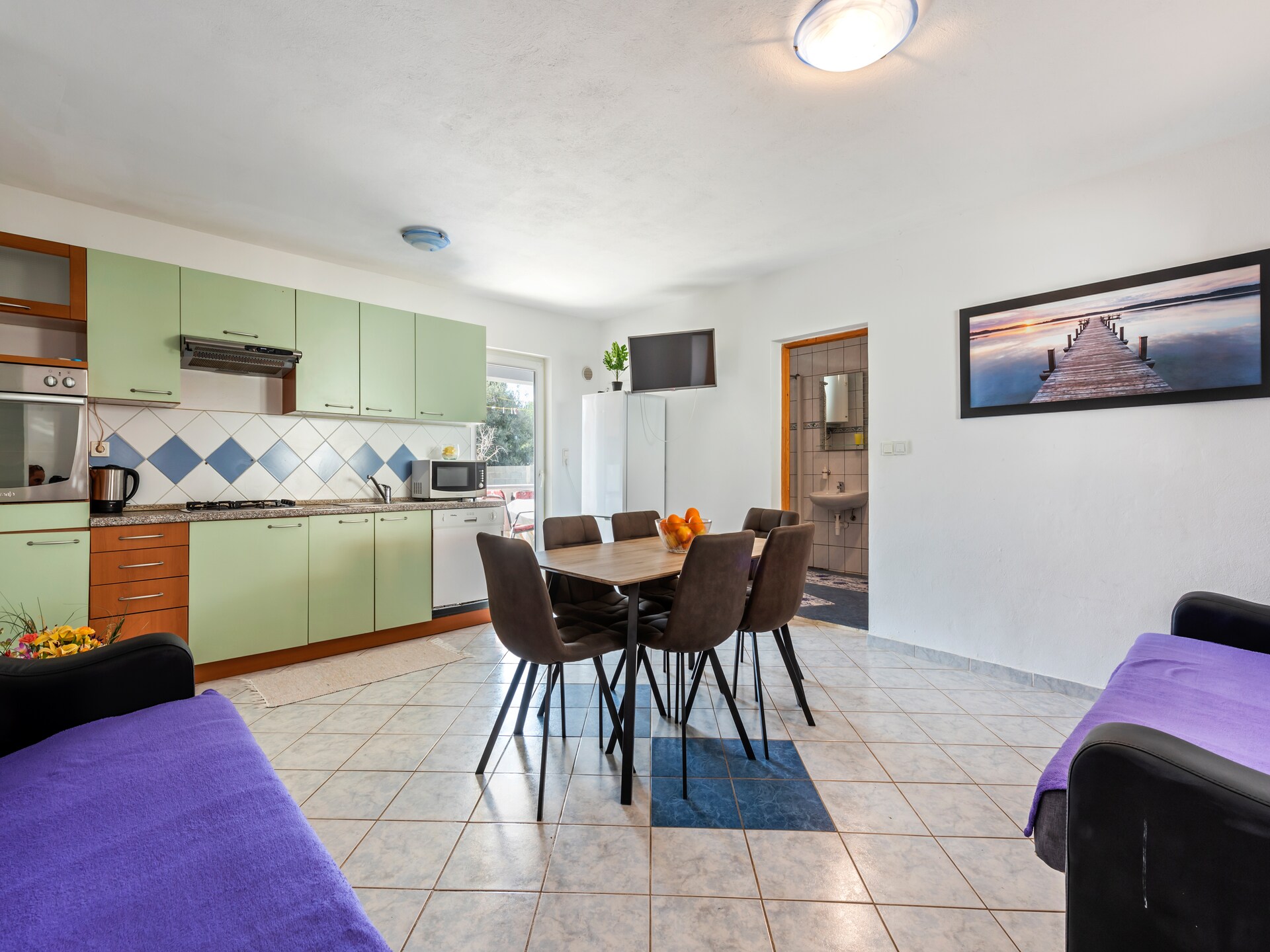 Rustiek appartement op 300 meter van zee met panoramisch uitzicht - foto 7