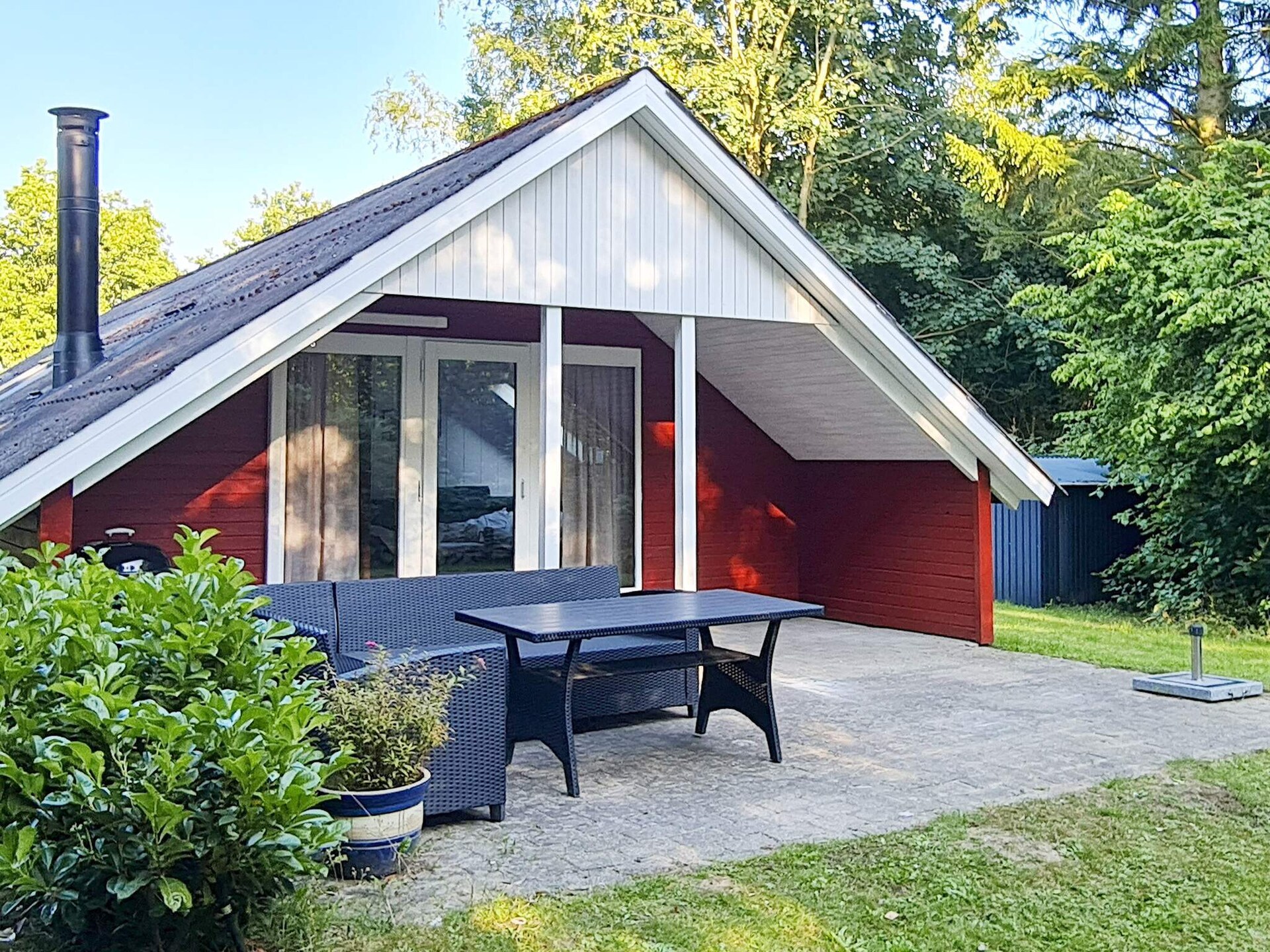 Vrijstaand vakantiehuis bij Arrild Ferieby met zwembad, 16 km van zee - foto 3
