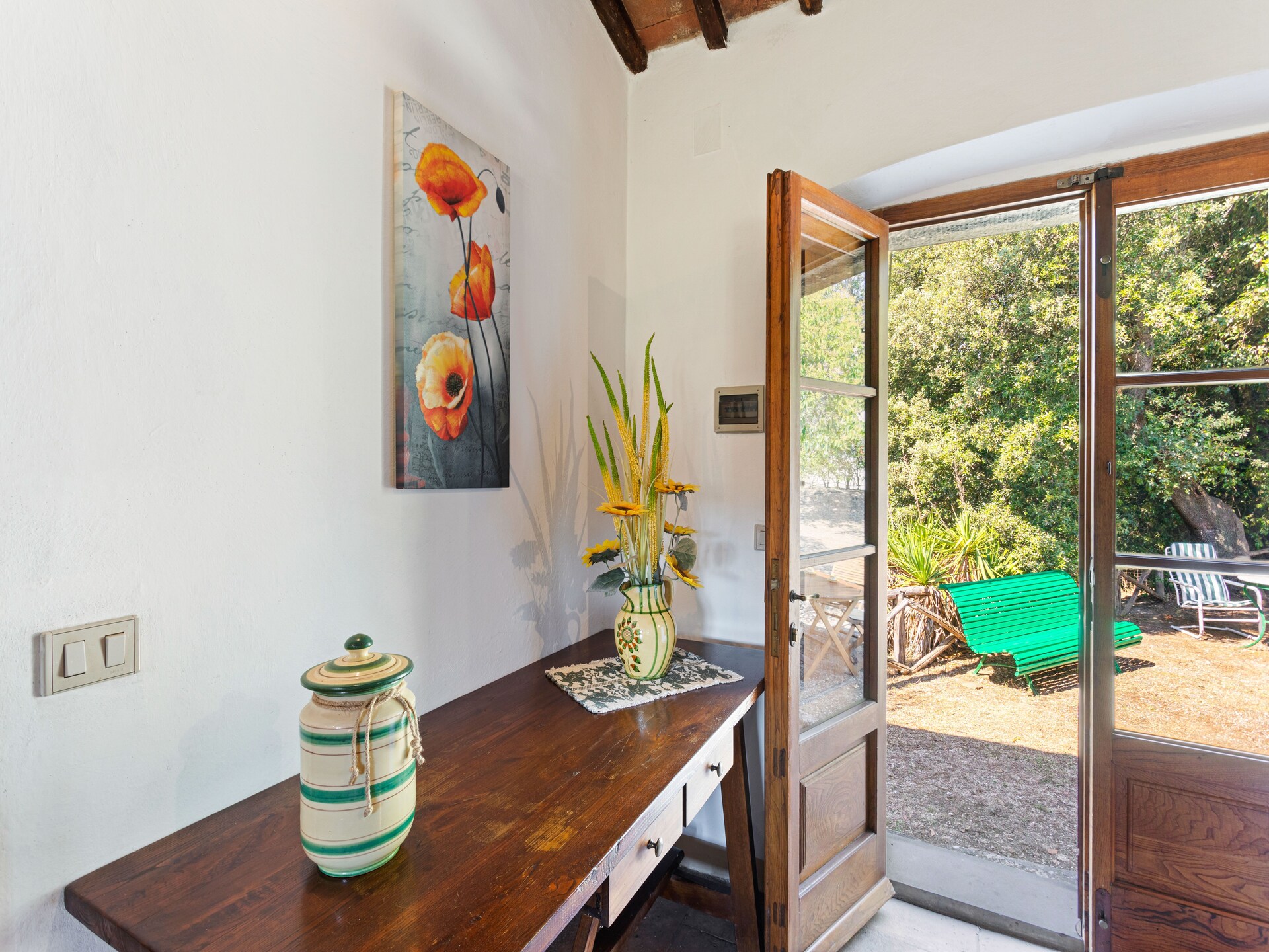 Authentiek vakantiehuis Bellosguardo in Cortona met meerzicht - foto 8