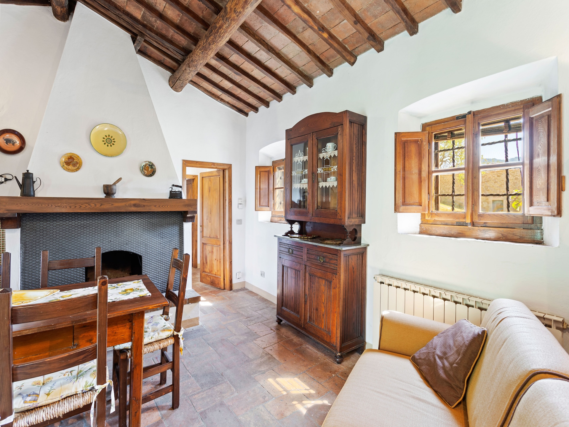 Authentiek vakantiehuis Bellosguardo in Cortona met meerzicht - foto 12