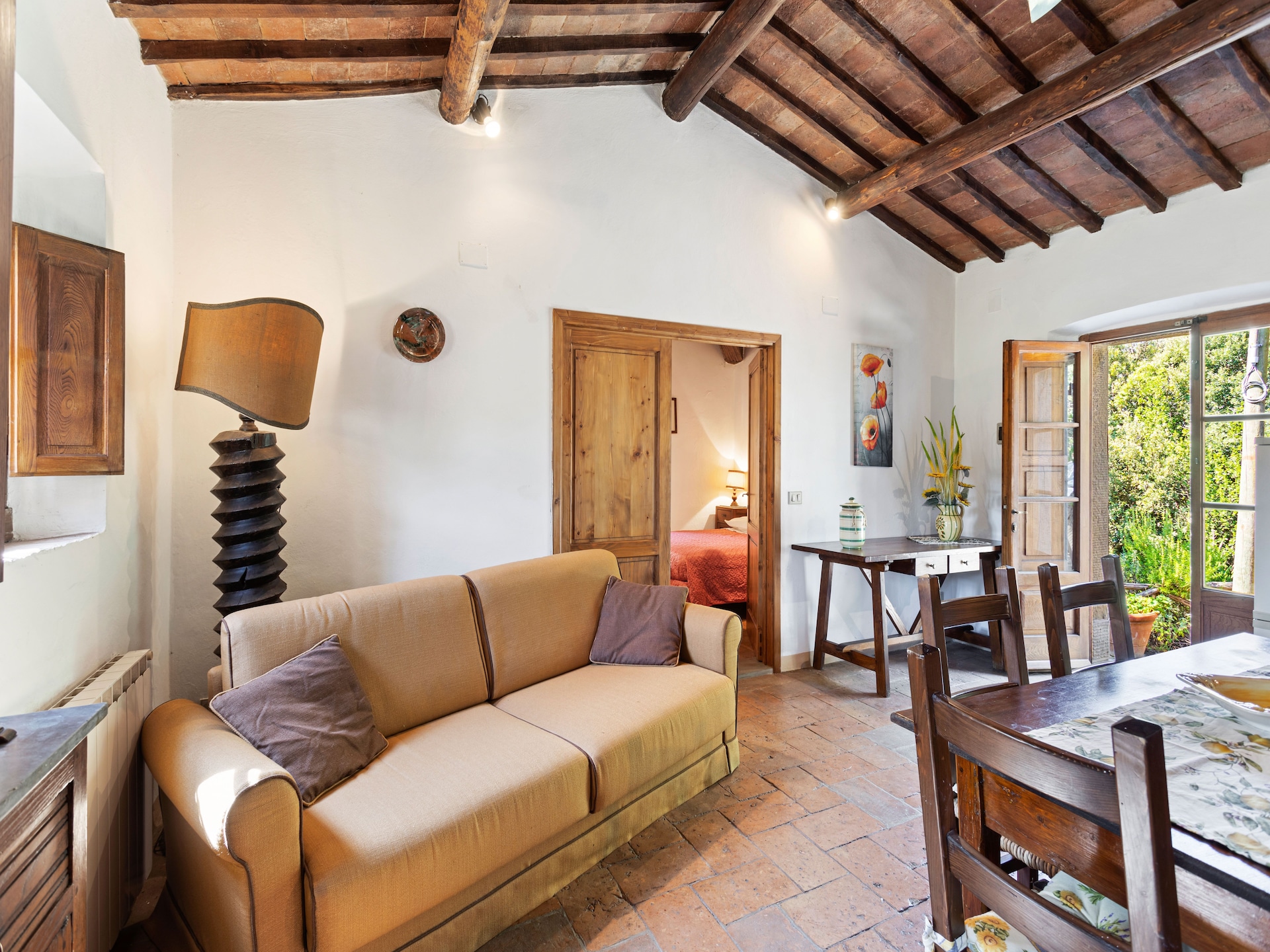 Authentiek vakantiehuis Bellosguardo in Cortona met meerzicht - foto 2