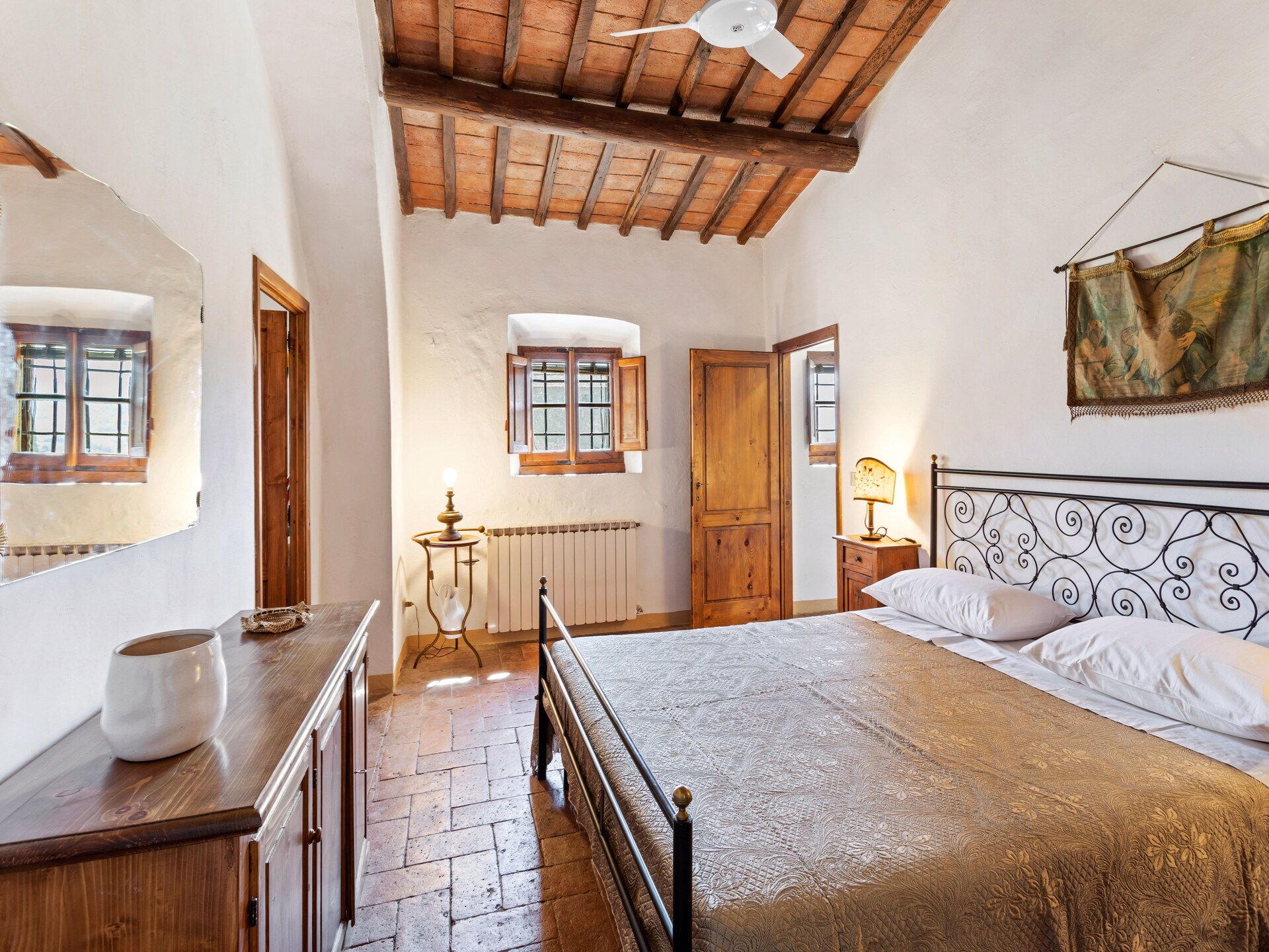 Authentiek vakantiehuis Bellosguardo in Cortona met meerzicht - foto 5