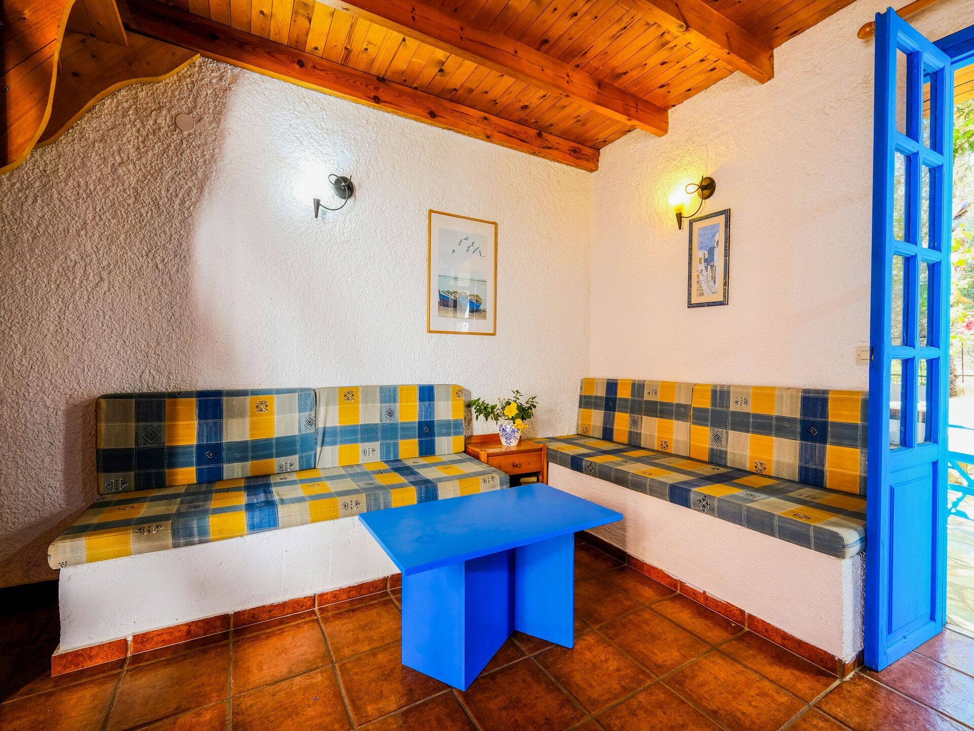 Romantisch vrijstaand huisje met zeezicht in Palaiochora, 300m van strand - foto 1