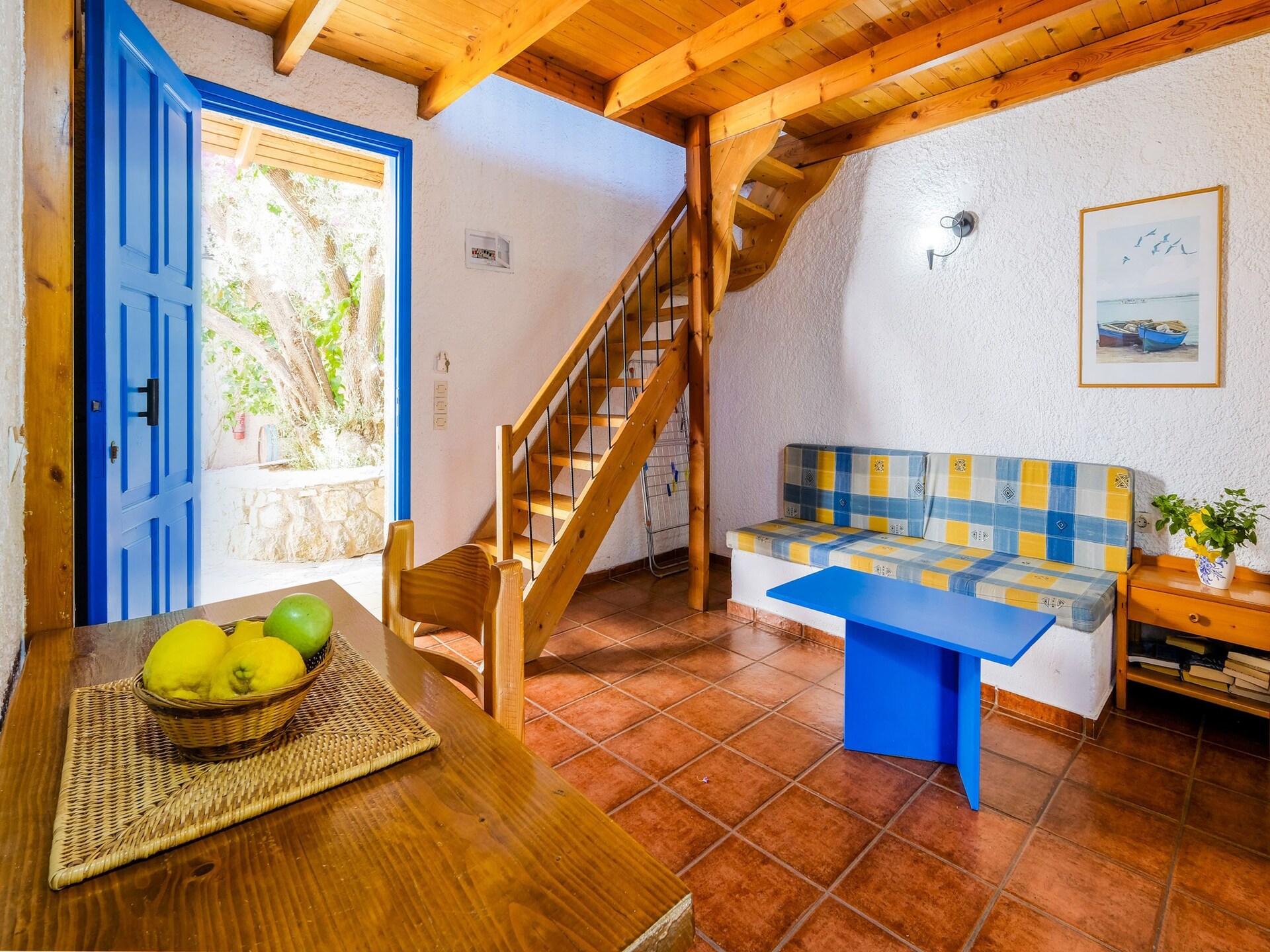 Romantisch vrijstaand huisje met zeezicht in Palaiochora, 300m van strand - foto 12