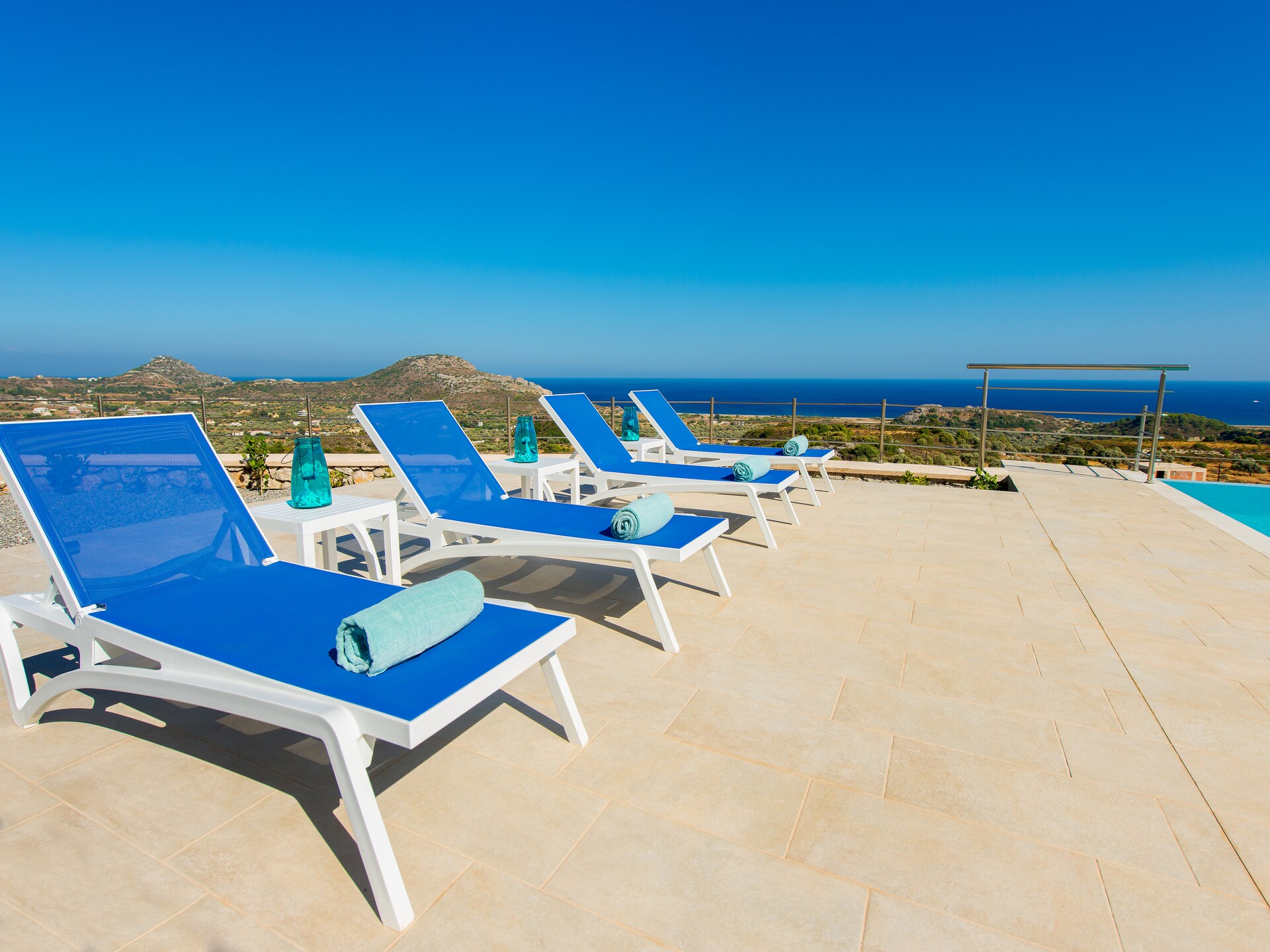 Villa Olimpo: Luxe villa met zeezicht en privézwembad bij Rhodos - foto 23