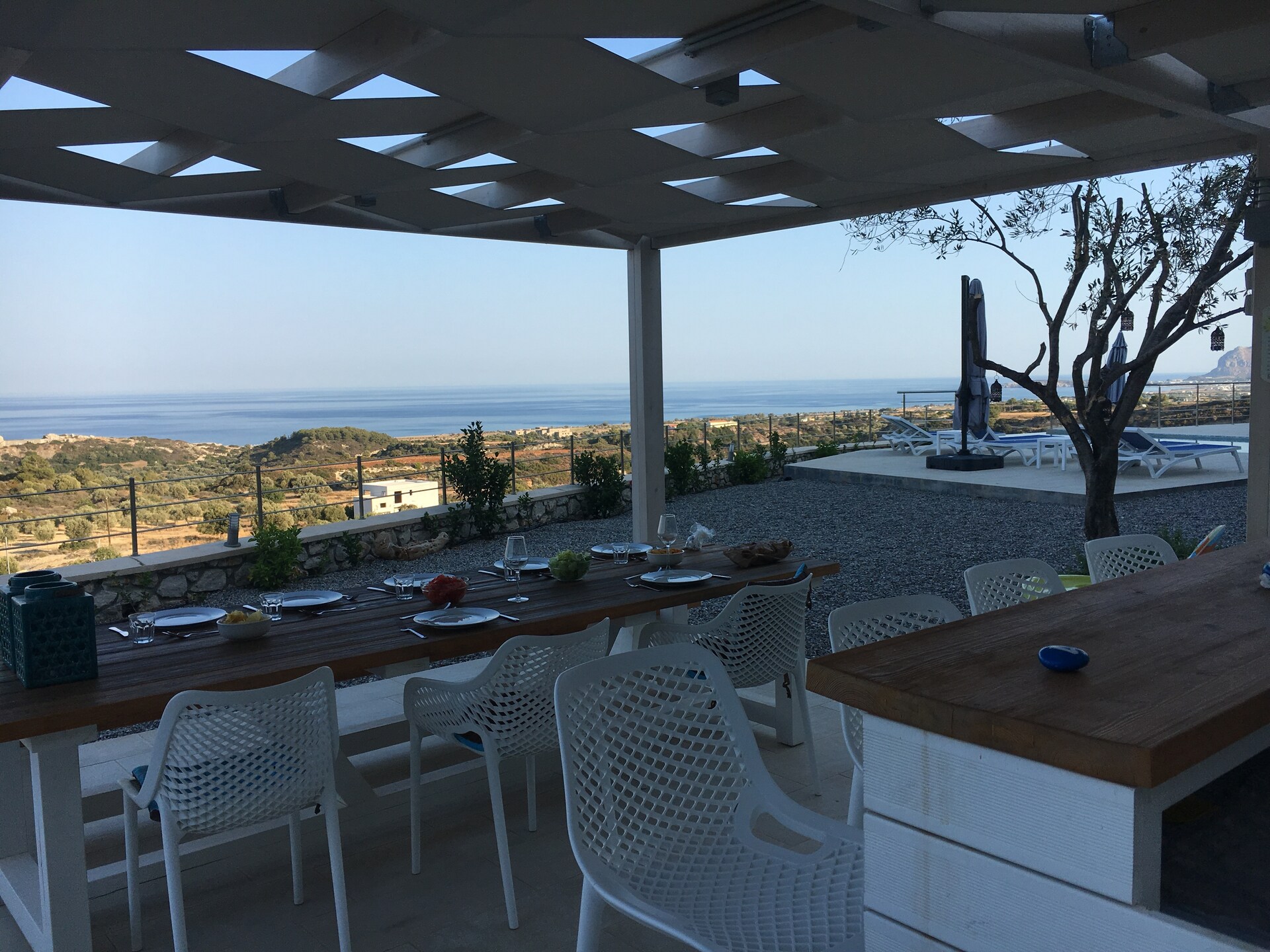 Villa Olimpo: Luxe villa met zeezicht en privézwembad bij Rhodos - foto 24