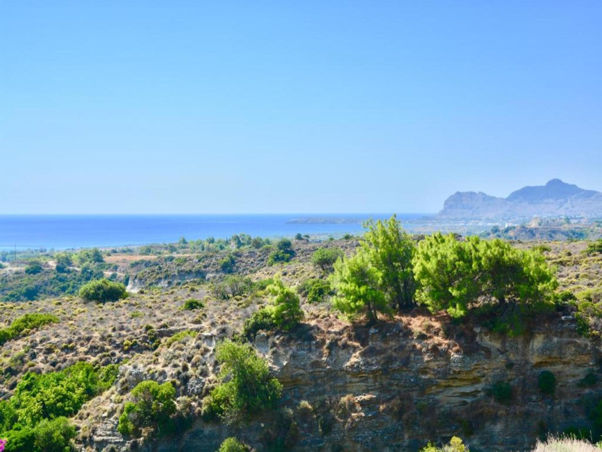 Villa Olimpo: Luxe villa met zeezicht en privézwembad bij Rhodos - foto 35