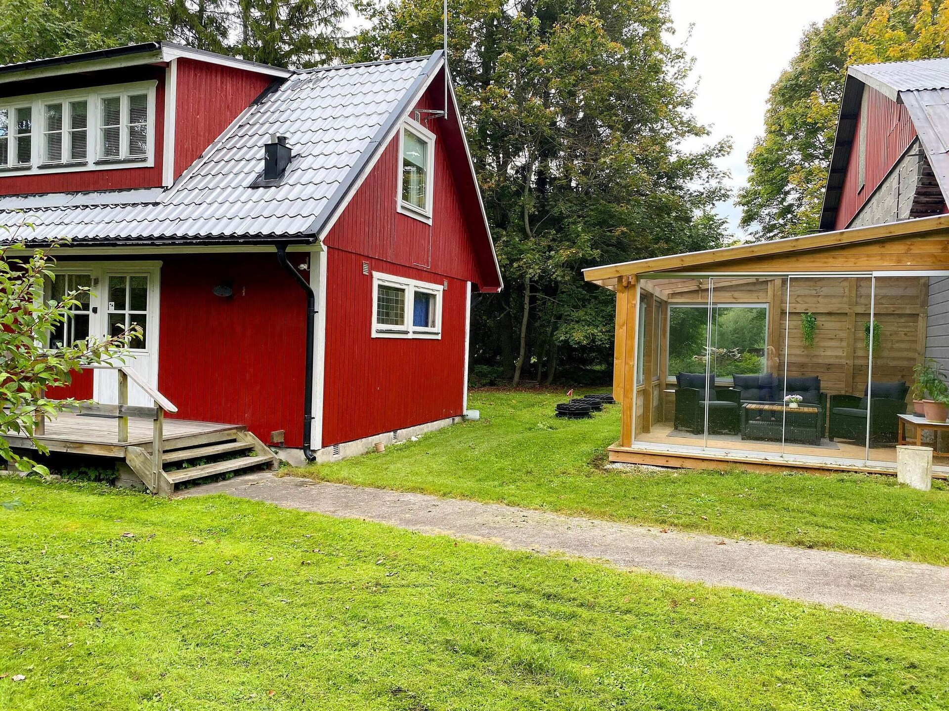 Sfeervolle stuga aan de golfbaan bij Hemse, Gotland – 4 personen - foto 6