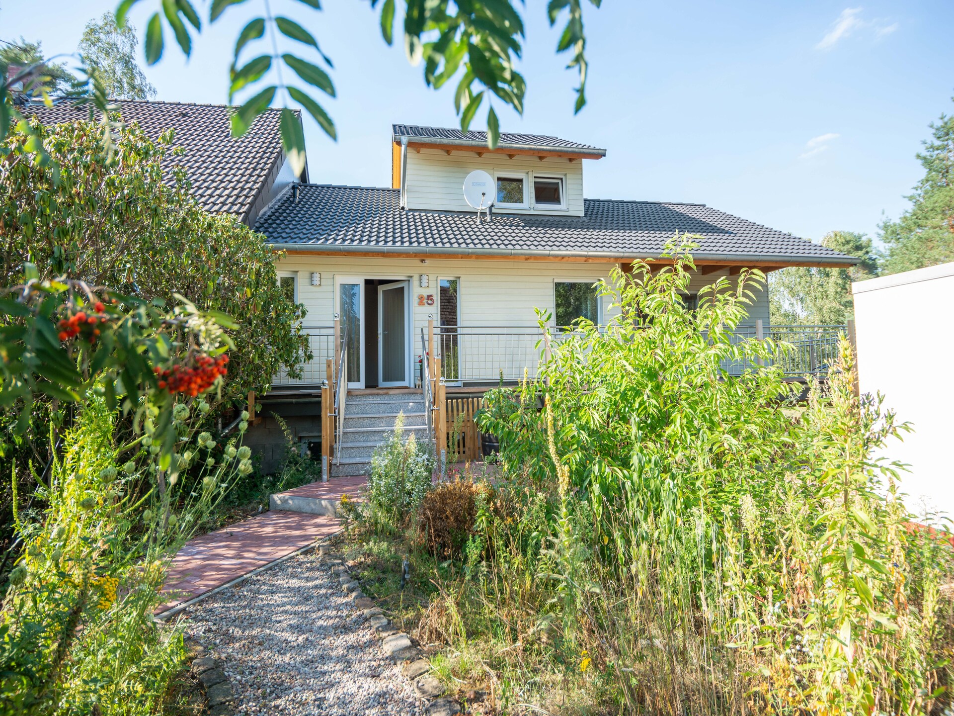 Paalwoning aan de Aller – 4-persoons vakantiehuis met tuin in Winsen - foto 6