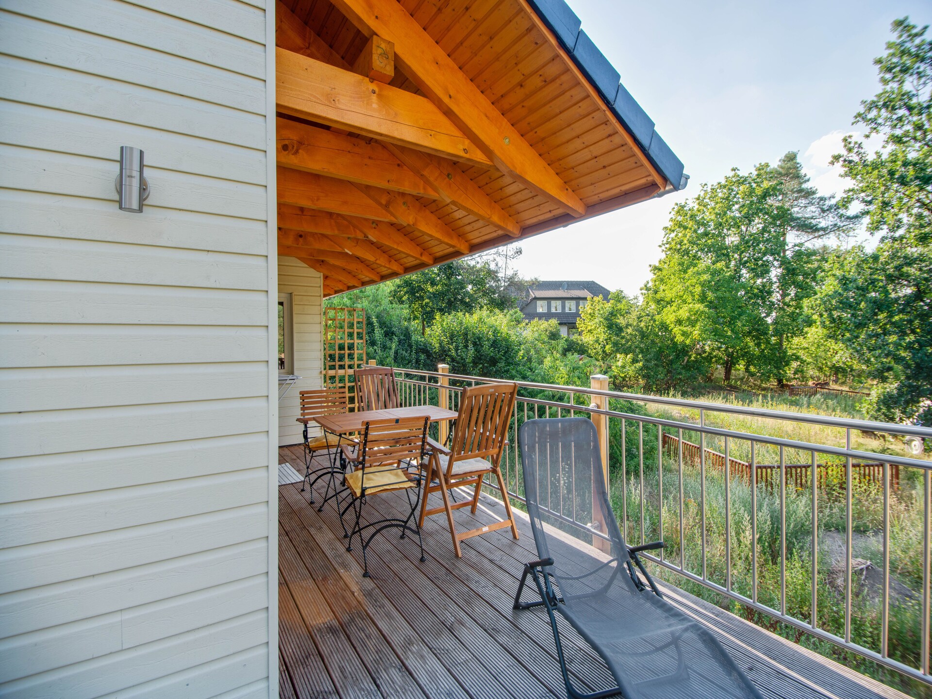 Paalwoning aan de Aller – 4-persoons vakantiehuis met tuin in Winsen - foto 27