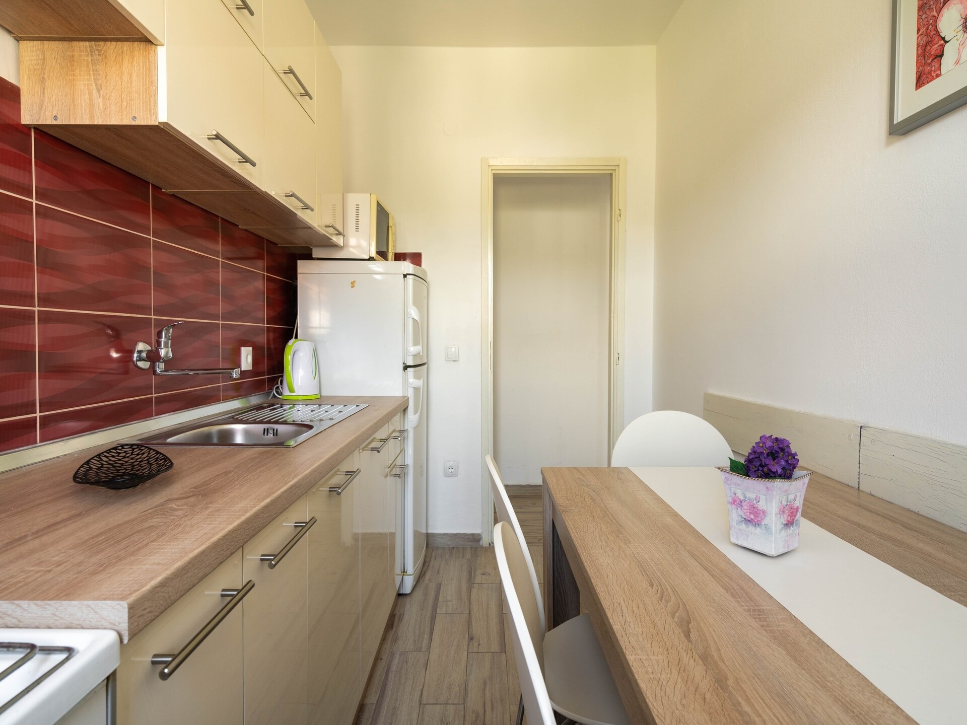 Ruim 8-persoons appartement in Rogoznica, 400m van Miline Beach - foto 10