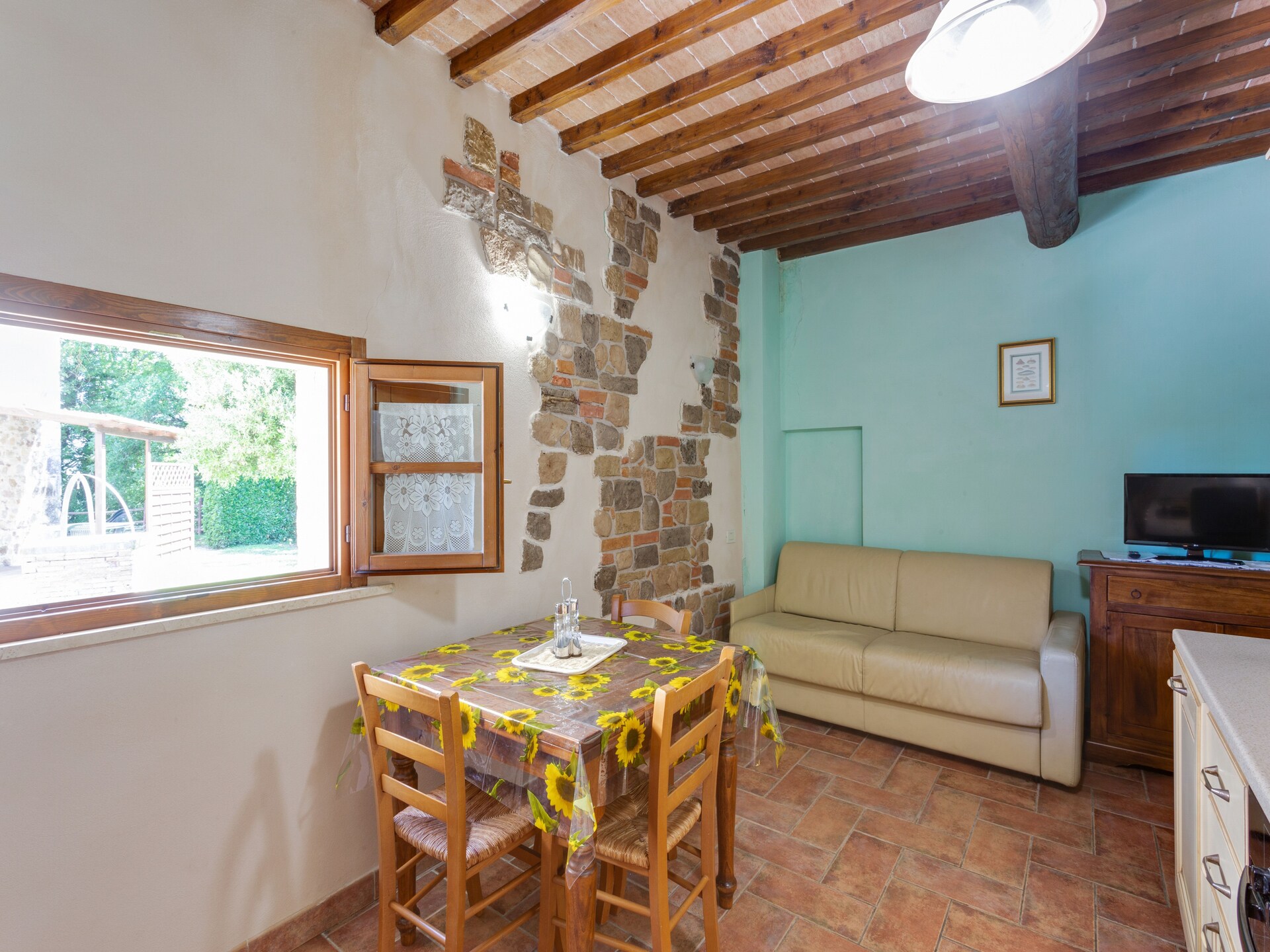 Authentiek Toscaans appartement bij Casole d'Elsa met zwembad en tuin - foto 4