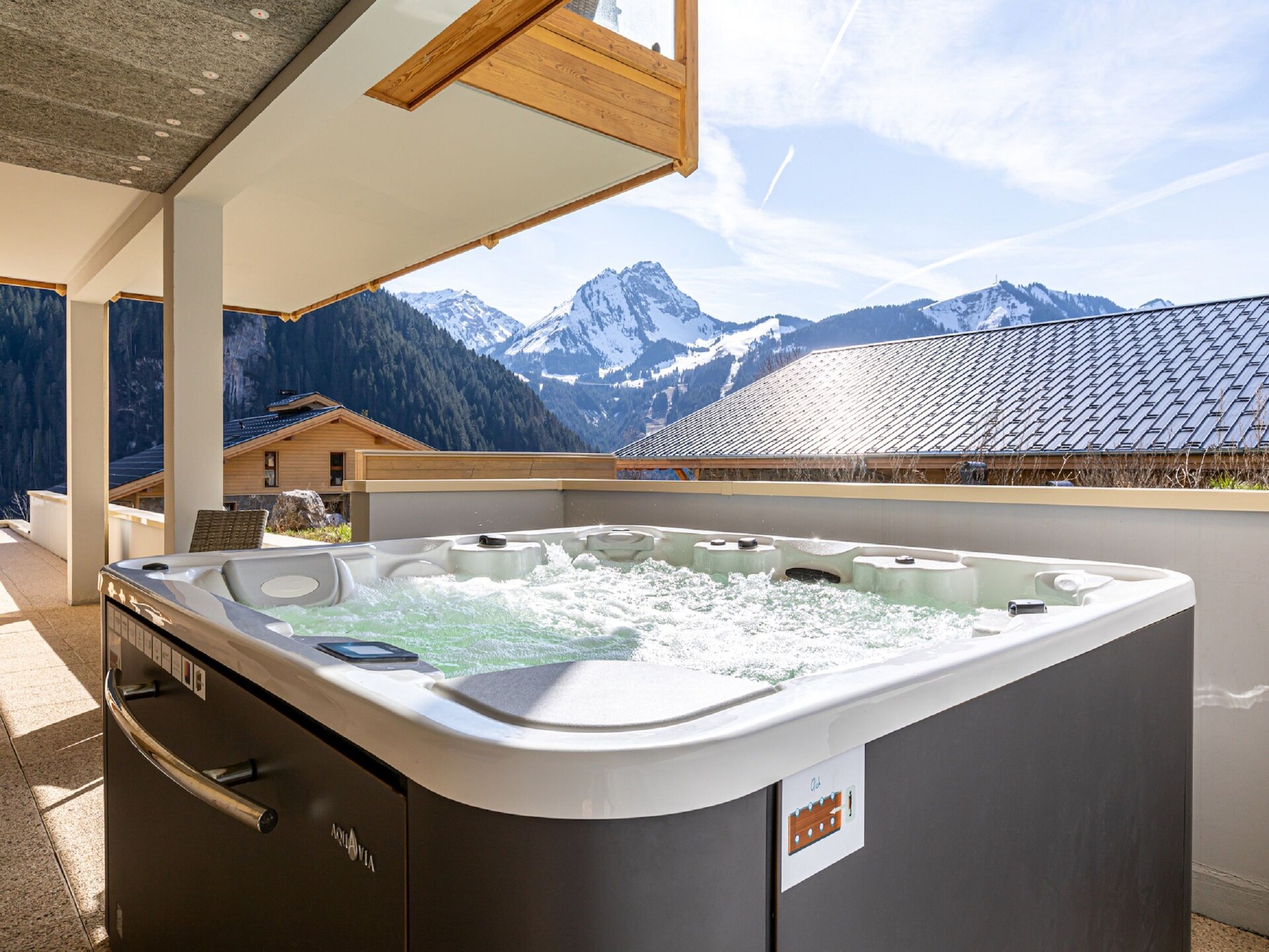 Vrijstaand chalet voor 8 in Abondance met privé jacuzzi en bergzicht - foto 47