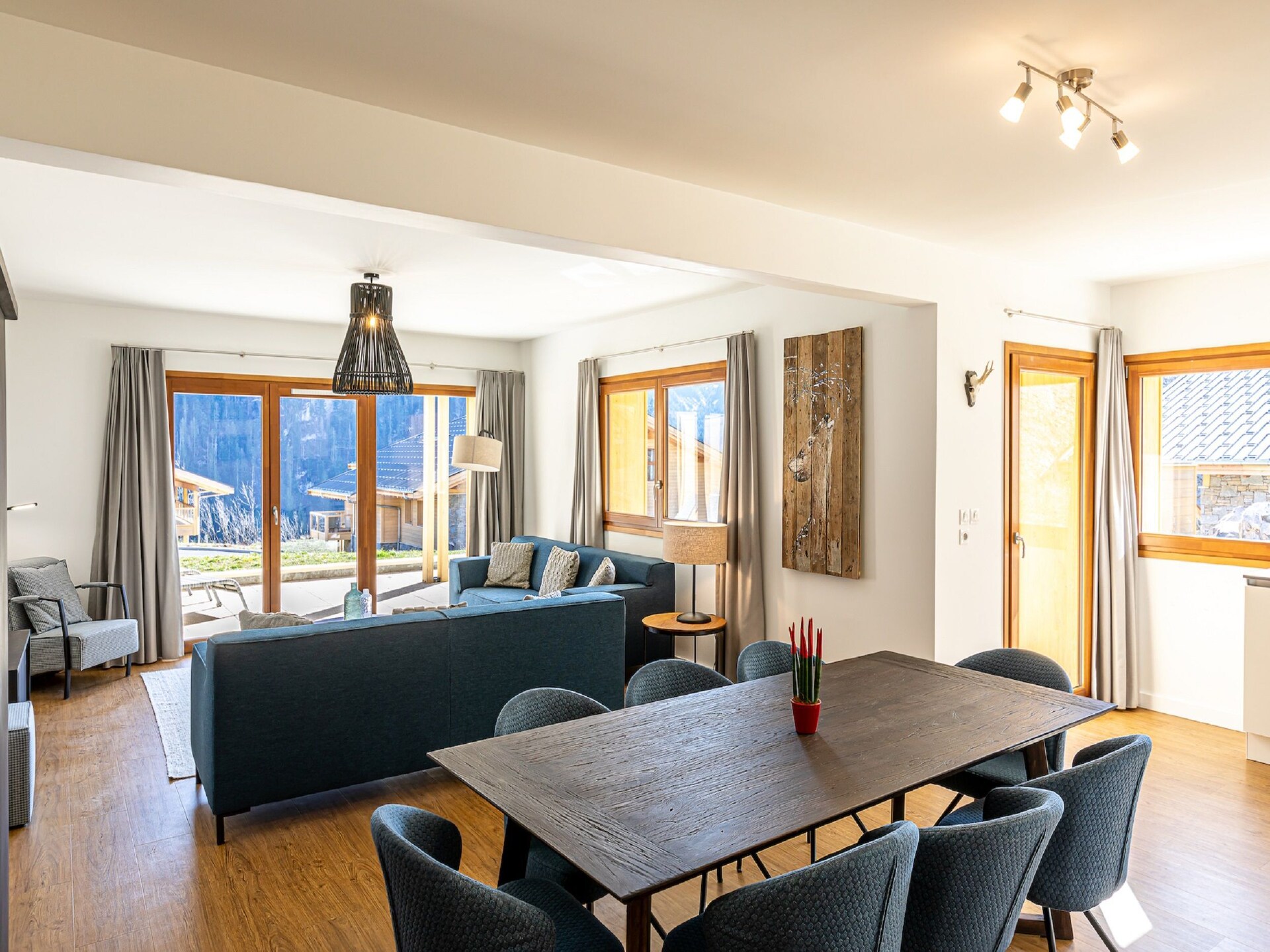 Vrijstaand chalet voor 8 in Abondance met privé jacuzzi en bergzicht - foto 13