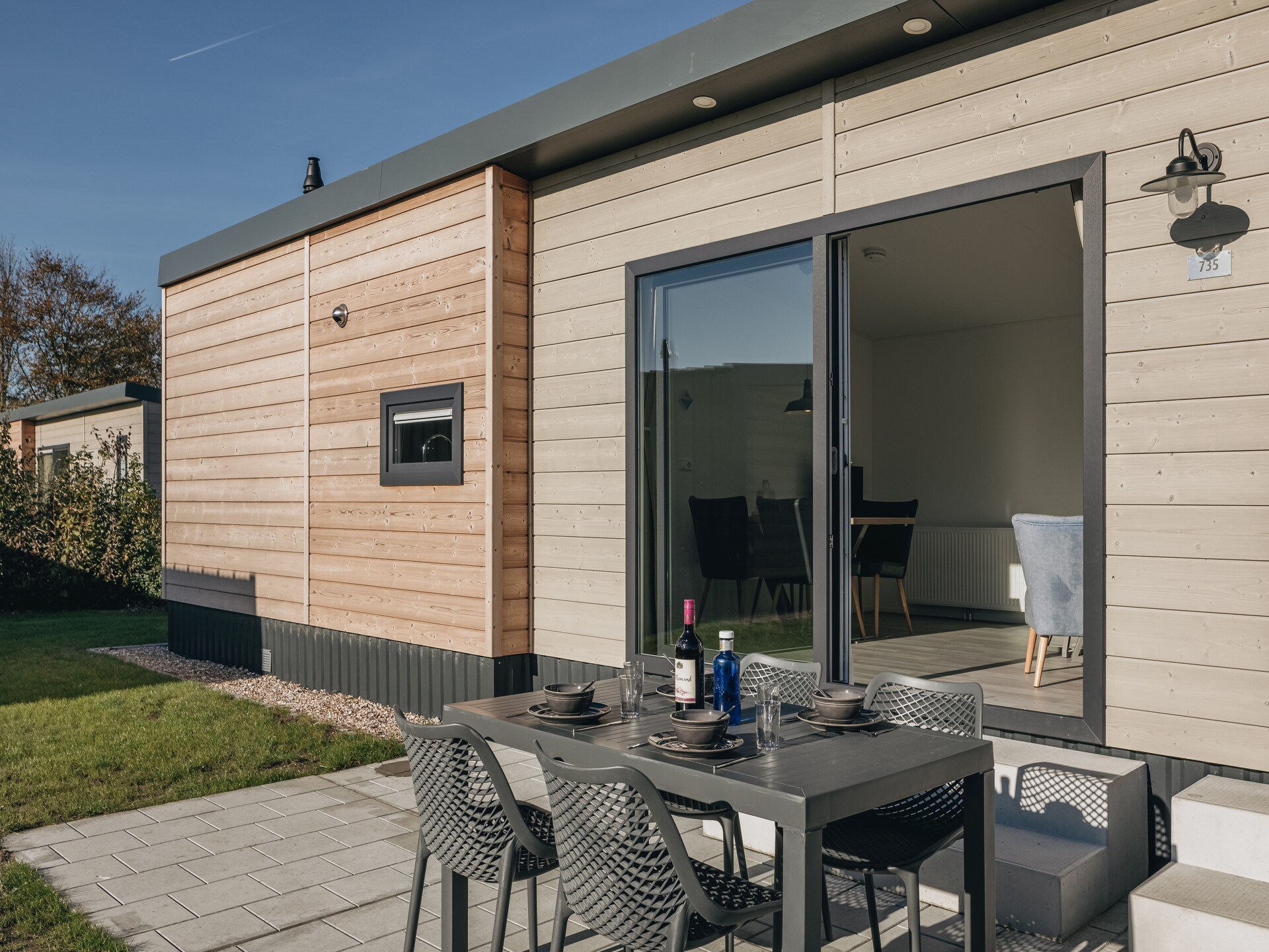 Modern vrijstaand chalet met sauna op 650m van het strand in Domburg - foto 13