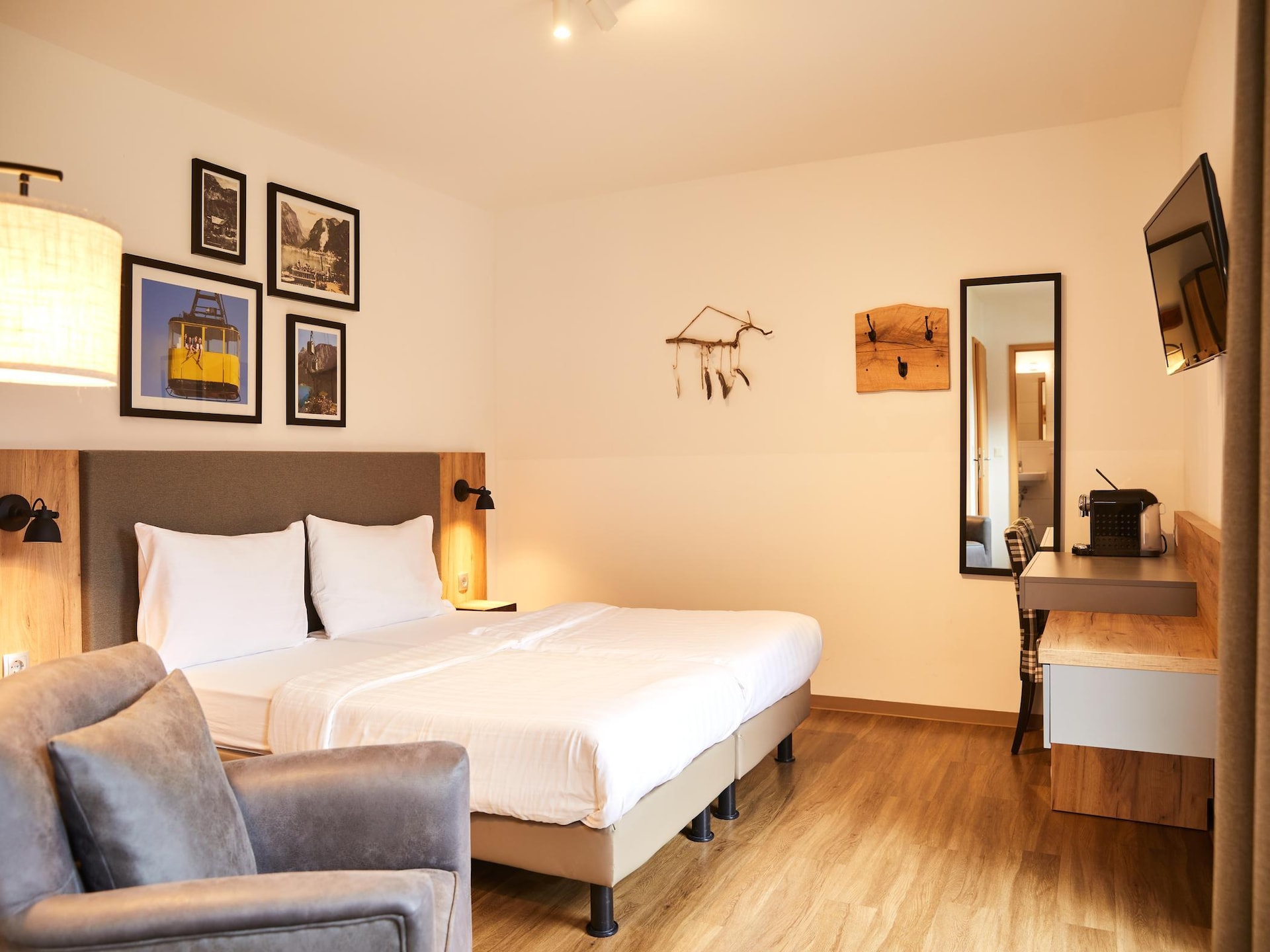 Aan de piste: Luxe chalet studio in Obertraun aan het meer - foto 8
