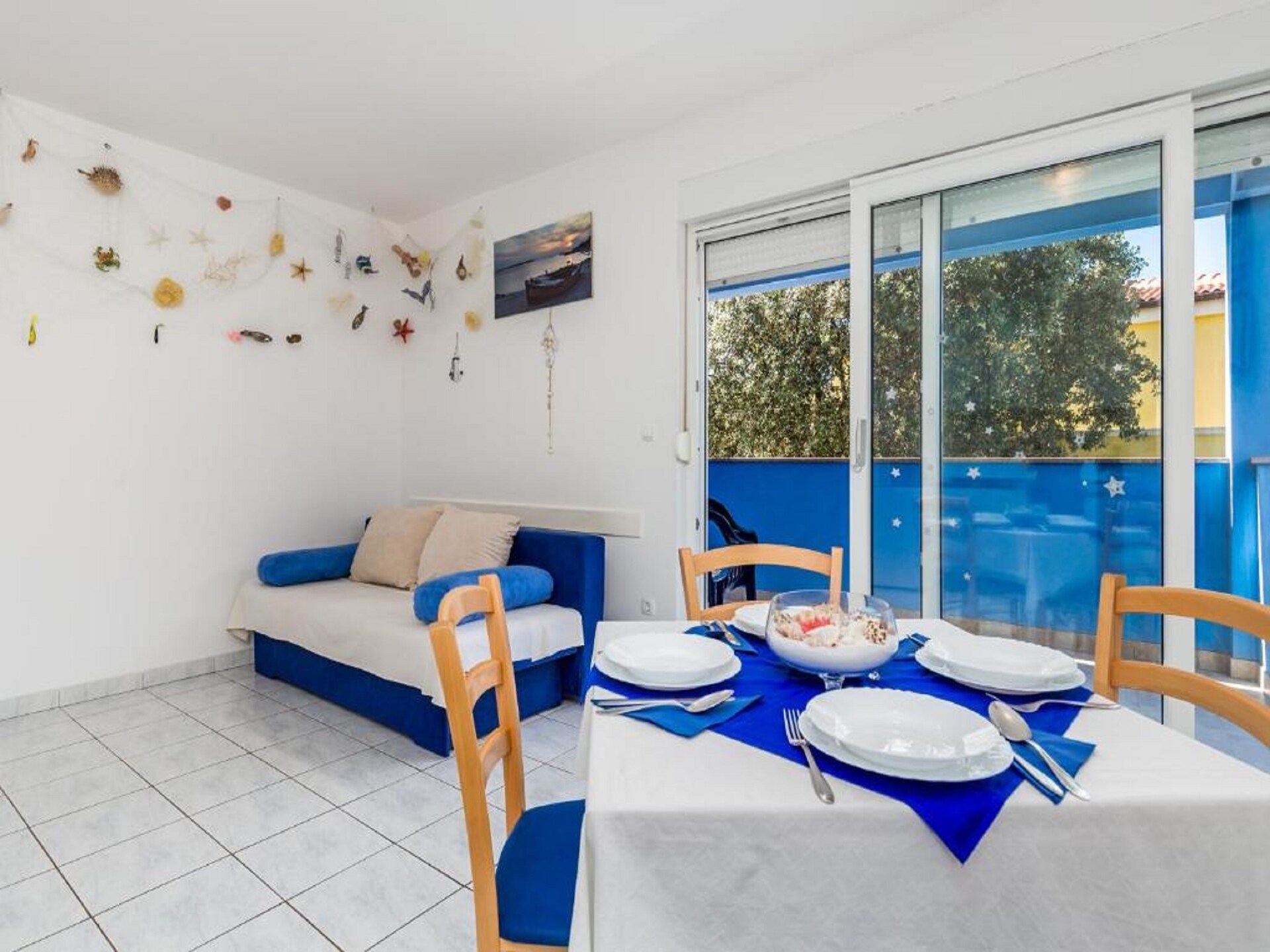 Panoramisch appartement Modra kuća 3 bij zee in Mandre - foto 7