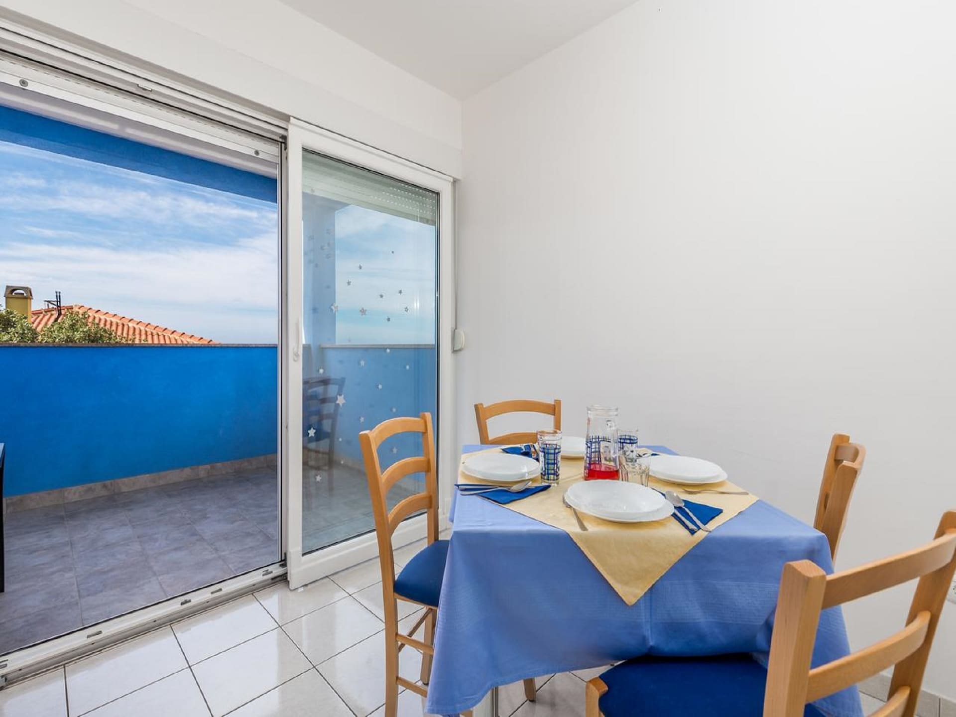 Panoramisch appartement Modra kuća 3 bij zee in Mandre - foto 8
