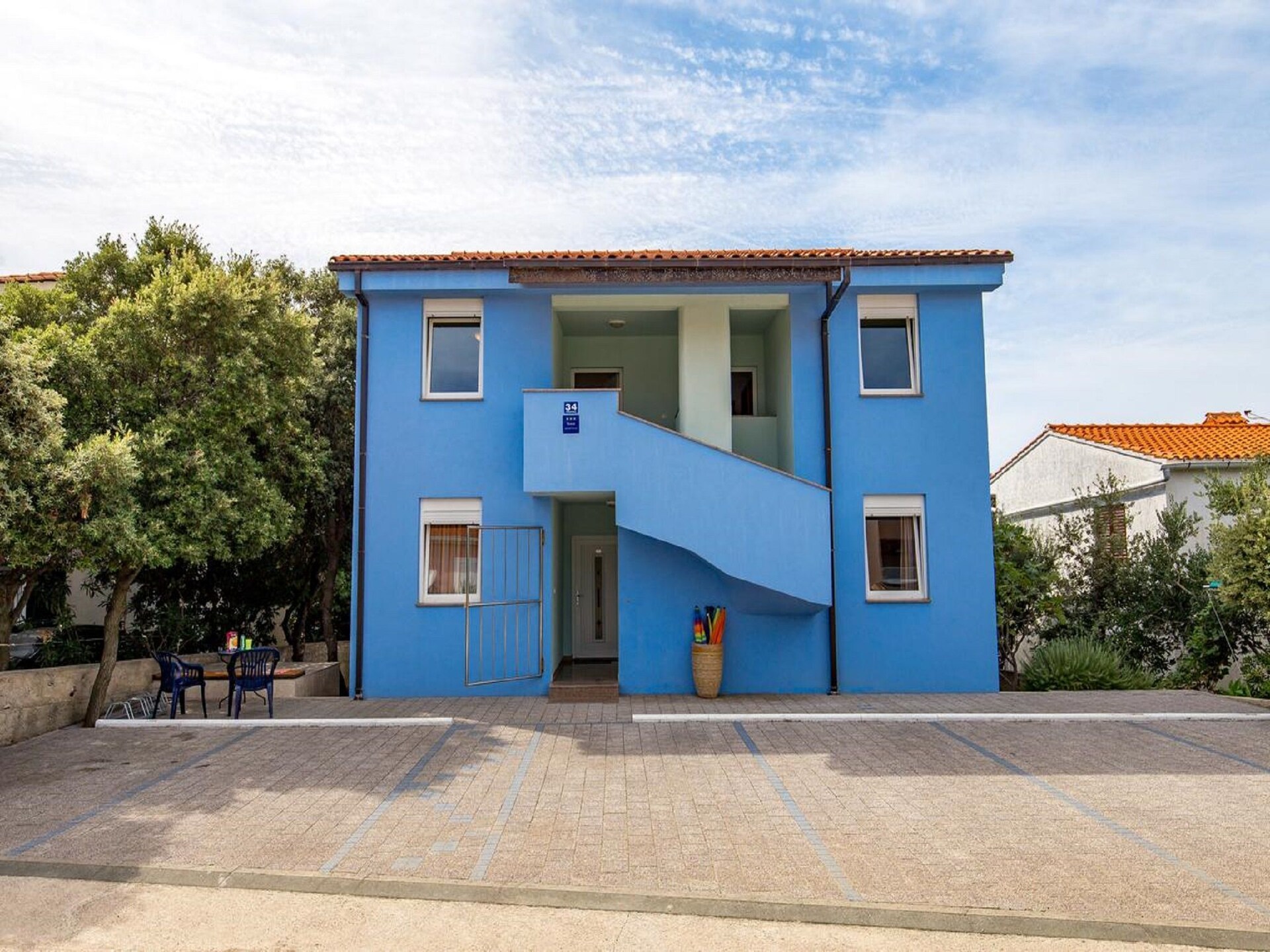 Panoramisch appartement Modra kuća 3 bij zee in Mandre - foto 2