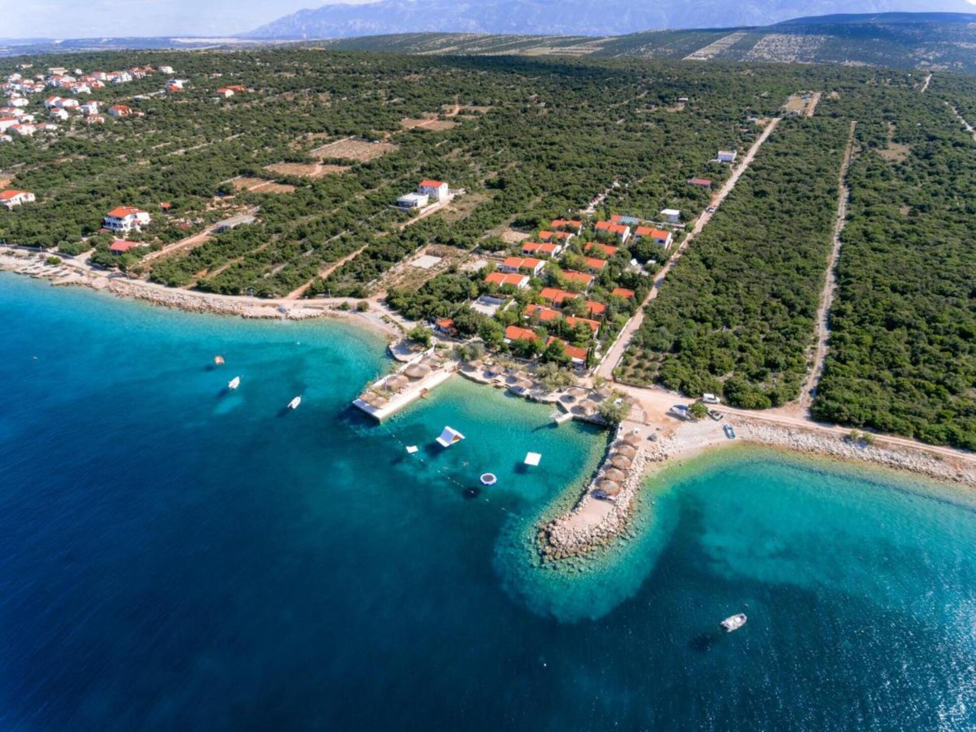 Panoramisch appartement Modra kuća 3 bij zee in Mandre - foto 38