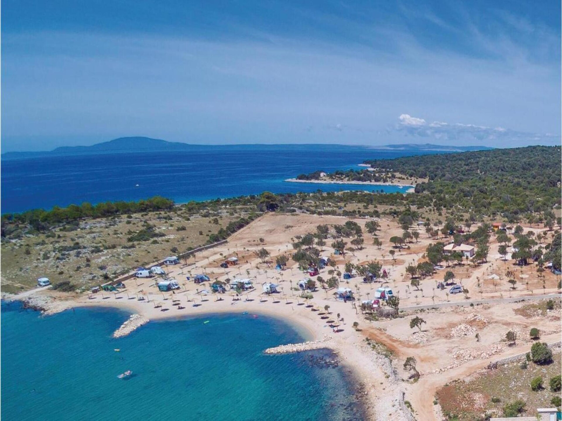Panoramisch appartement Modra kuća 3 bij zee in Mandre - foto 39