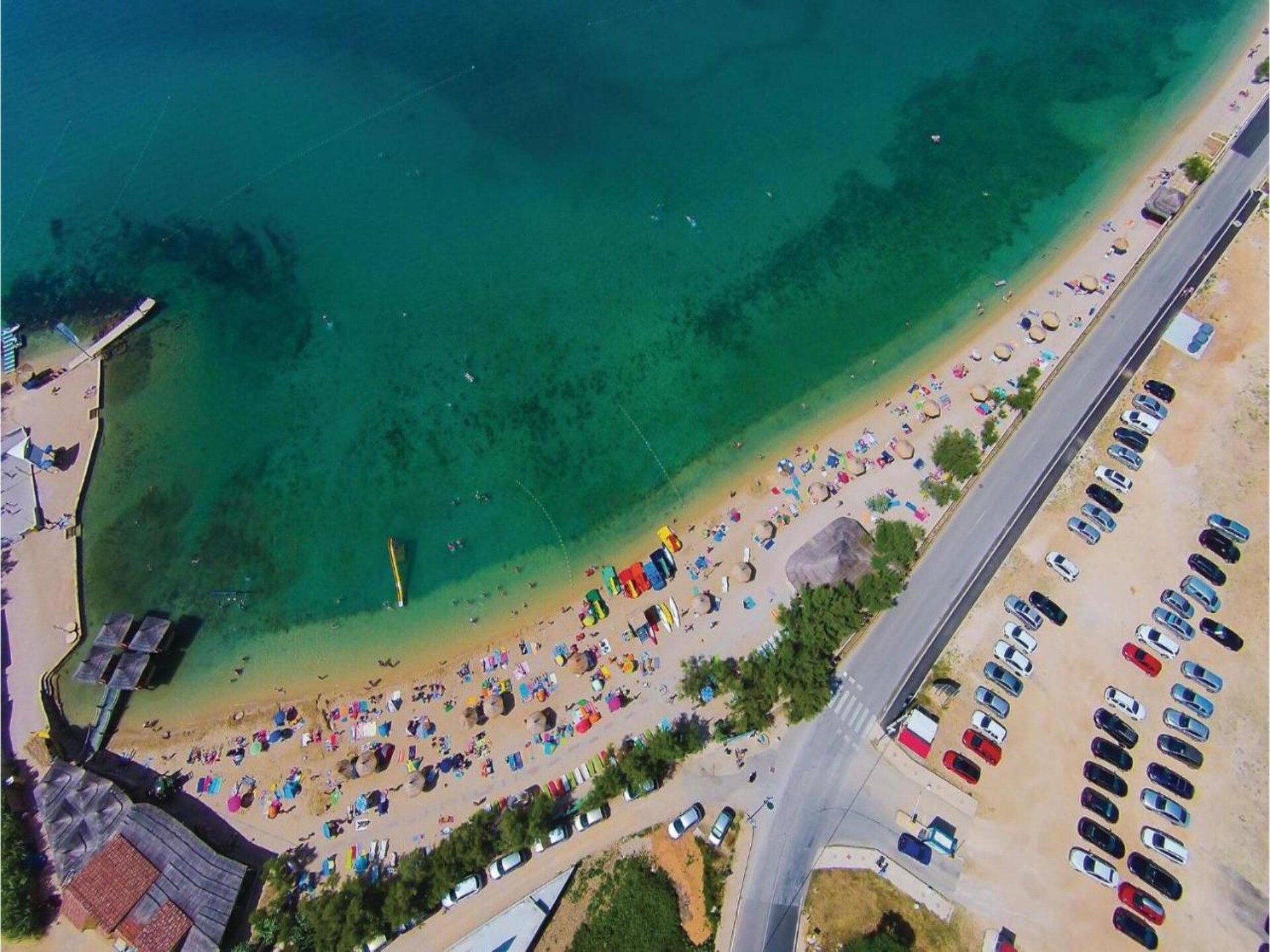 Panoramisch appartement Modra kuća 3 bij zee in Mandre - foto 40