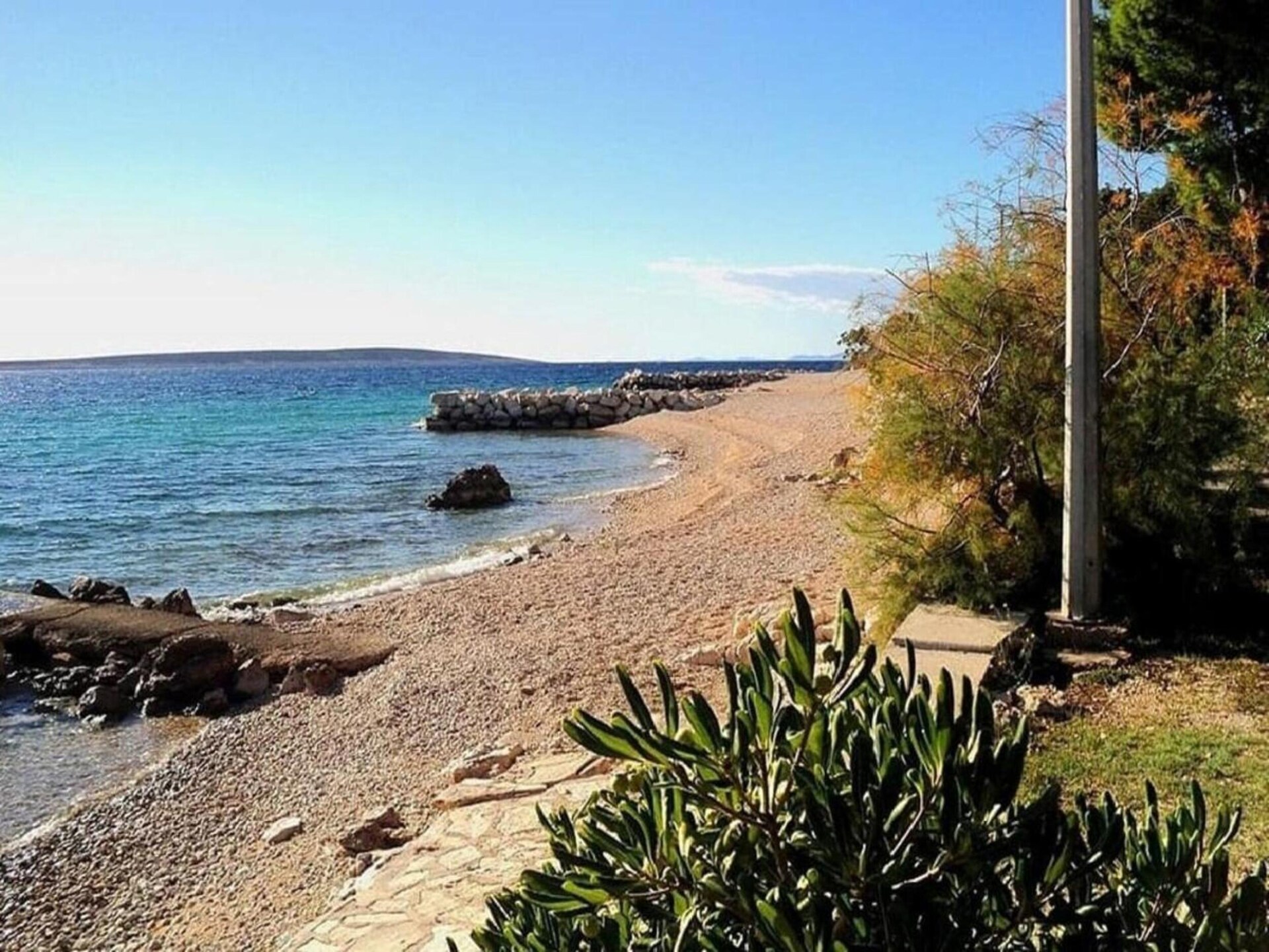 Panoramisch appartement Modra kuća 3 bij zee in Mandre - foto 34