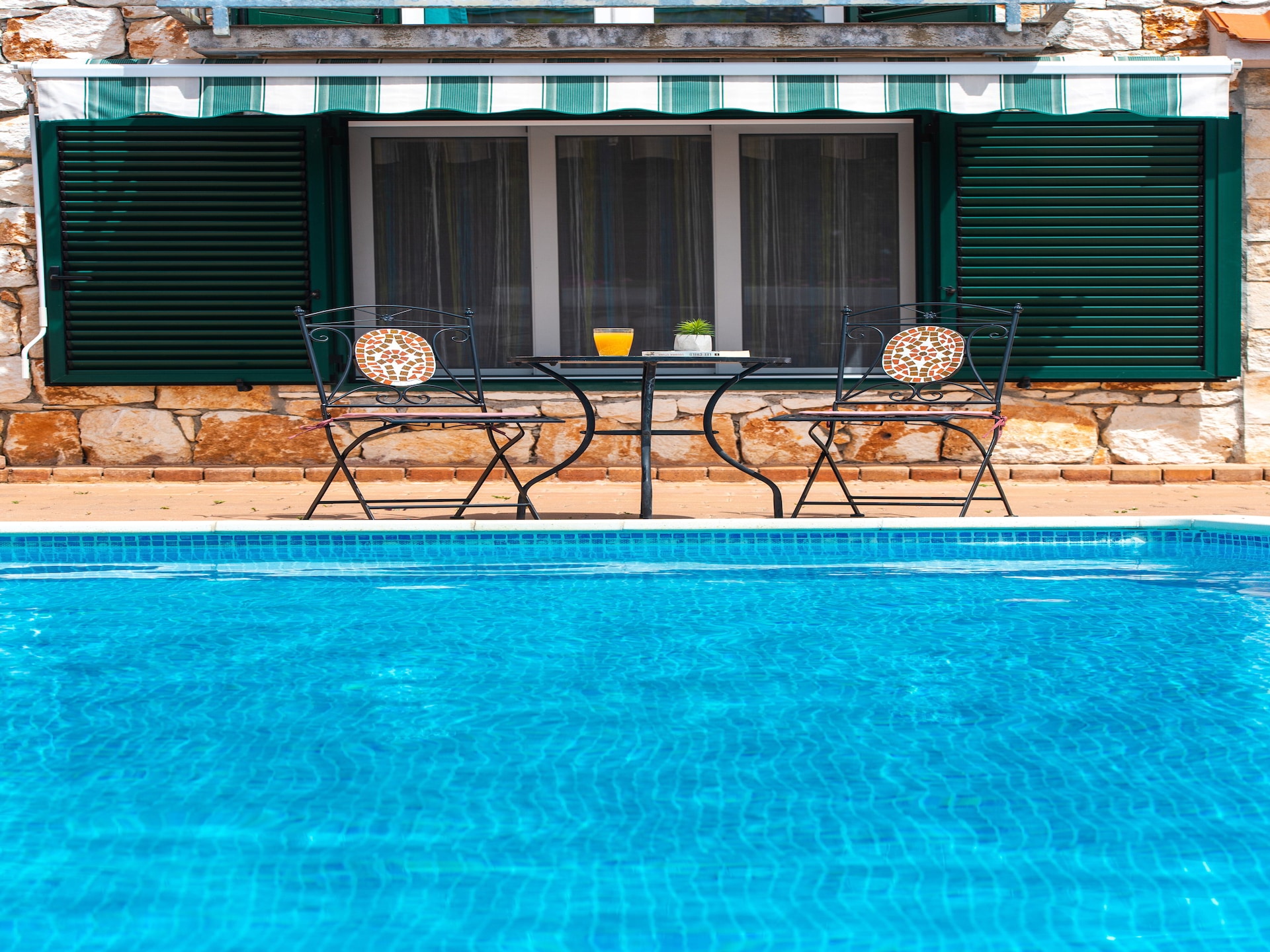 Villa Niva: Twee authentieke Dalmatische huisjes met privézwembad bij Marina - foto 39