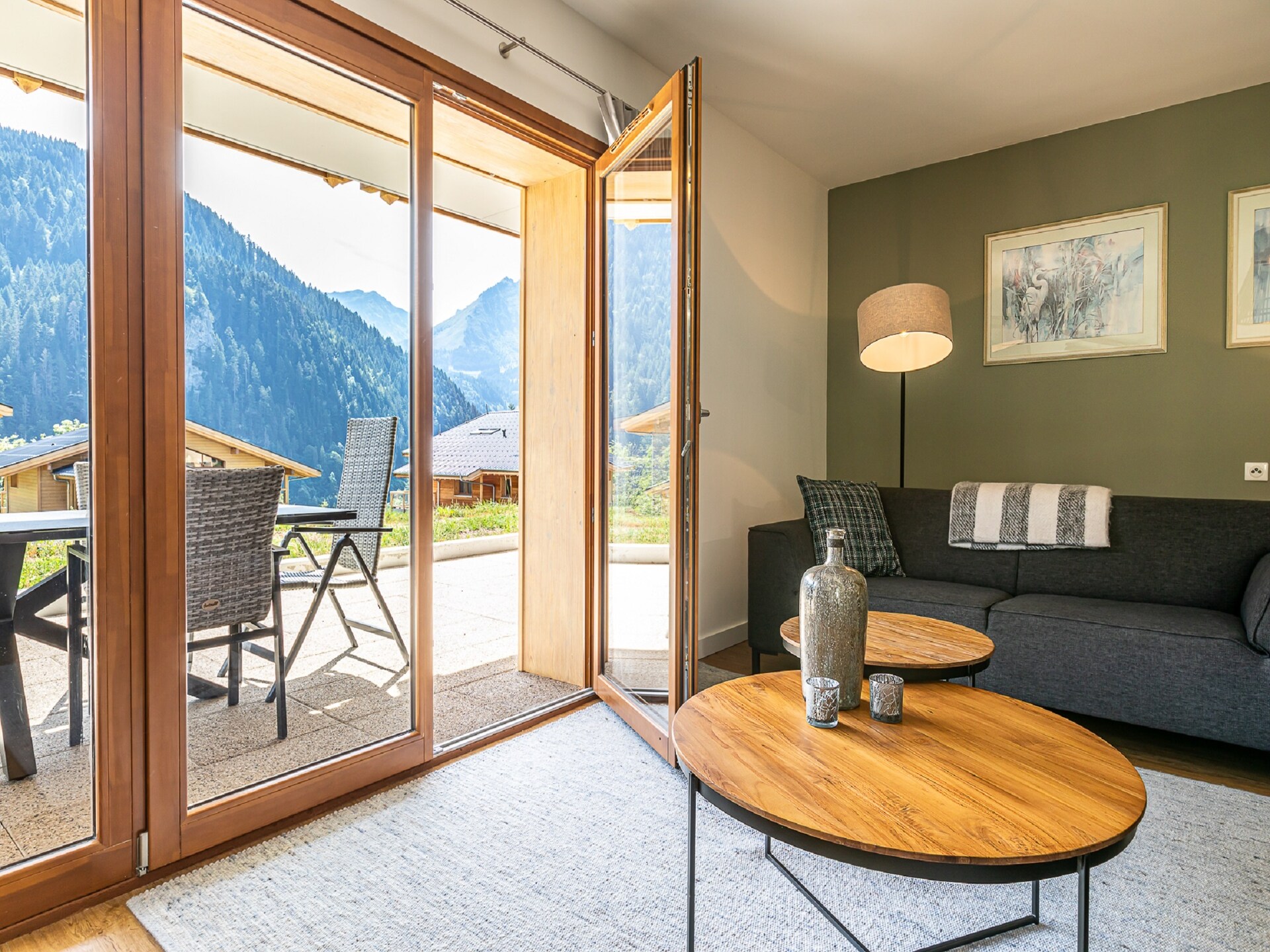 Ruim 8-persoons appartement met privésauna en uitzicht in Abondance - foto 21