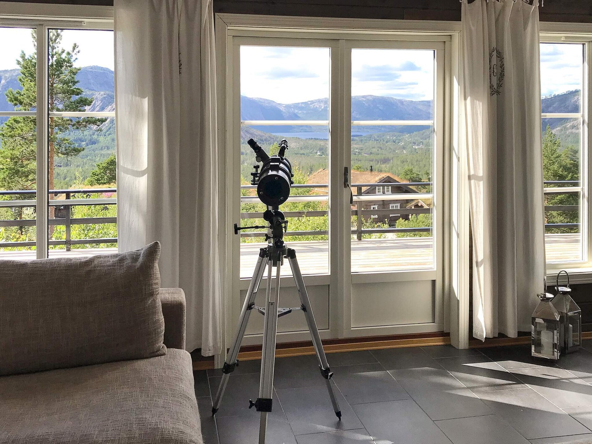 Panoramisch vakantiehuis voor 15 personen met sauna, direct aan de skipiste bij Treungen - foto 15