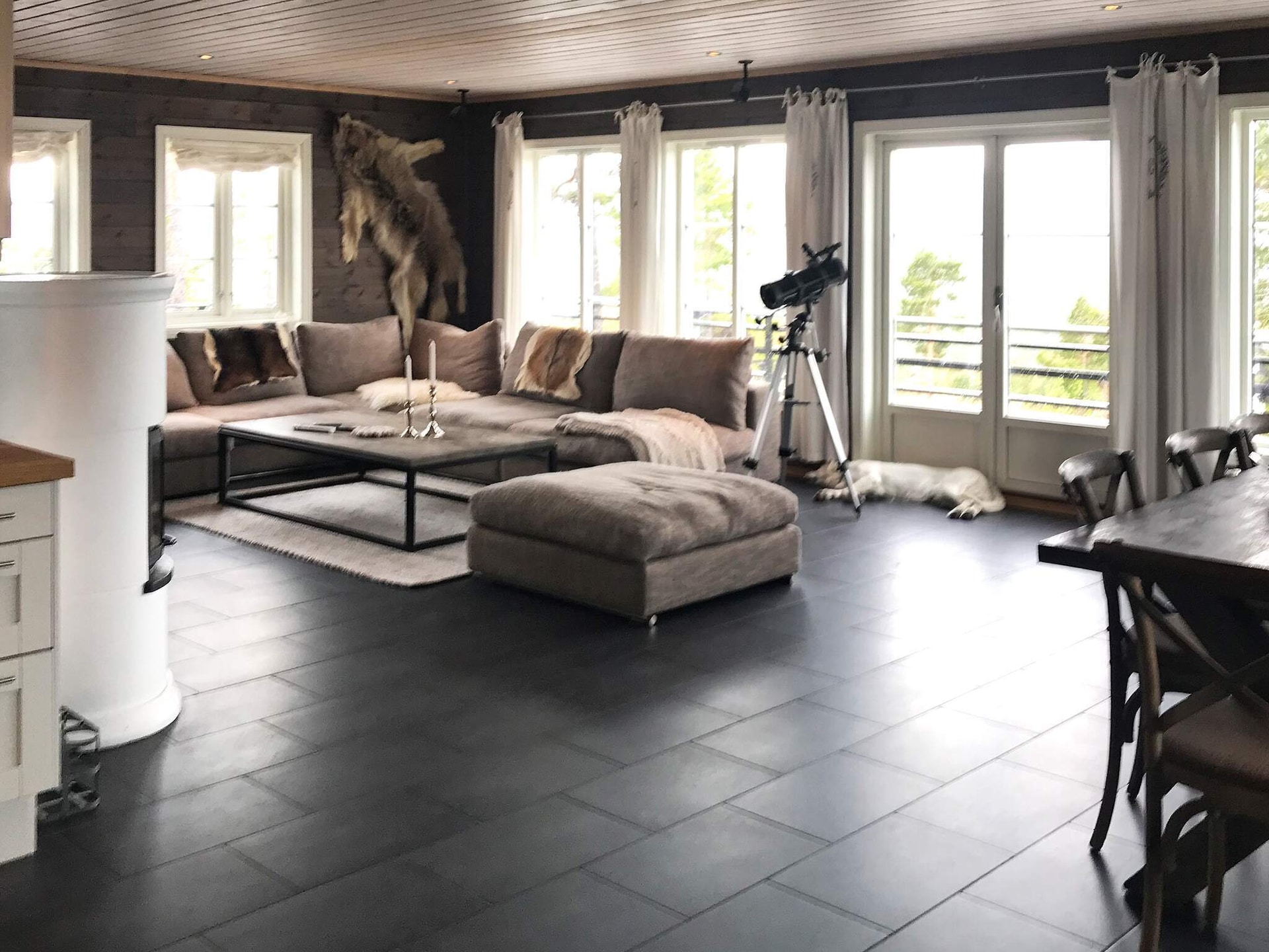Panoramisch vakantiehuis voor 15 personen met sauna, direct aan de skipiste bij Treungen - foto 17