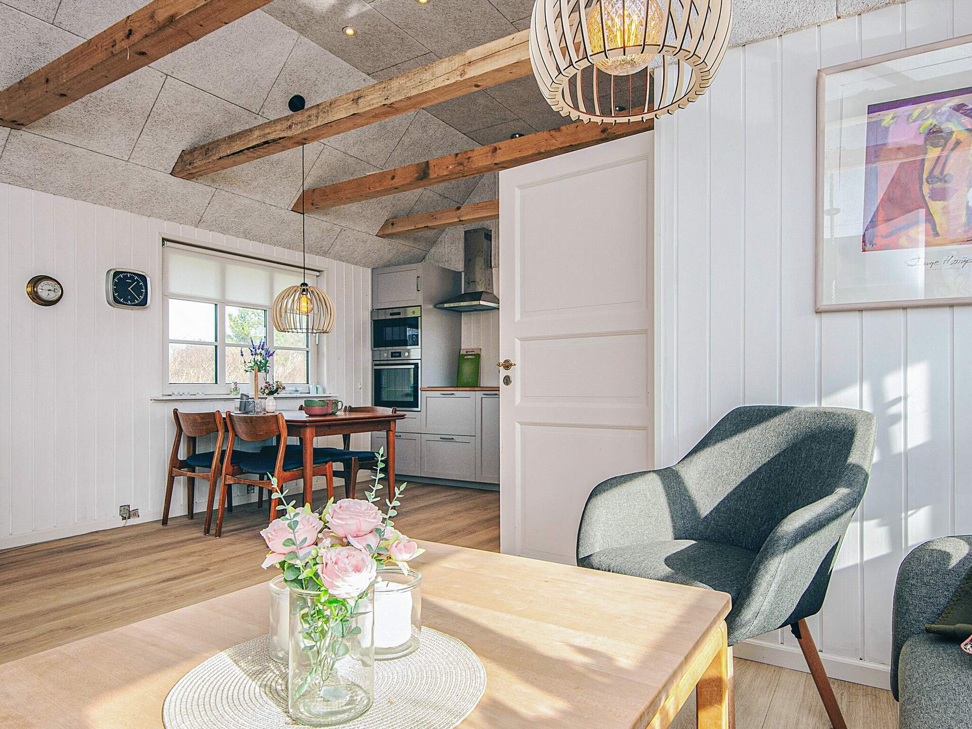 Nostalgisch rietgedekt vakantiehuis op 650 meter van zee bij Ulfborg - foto 24