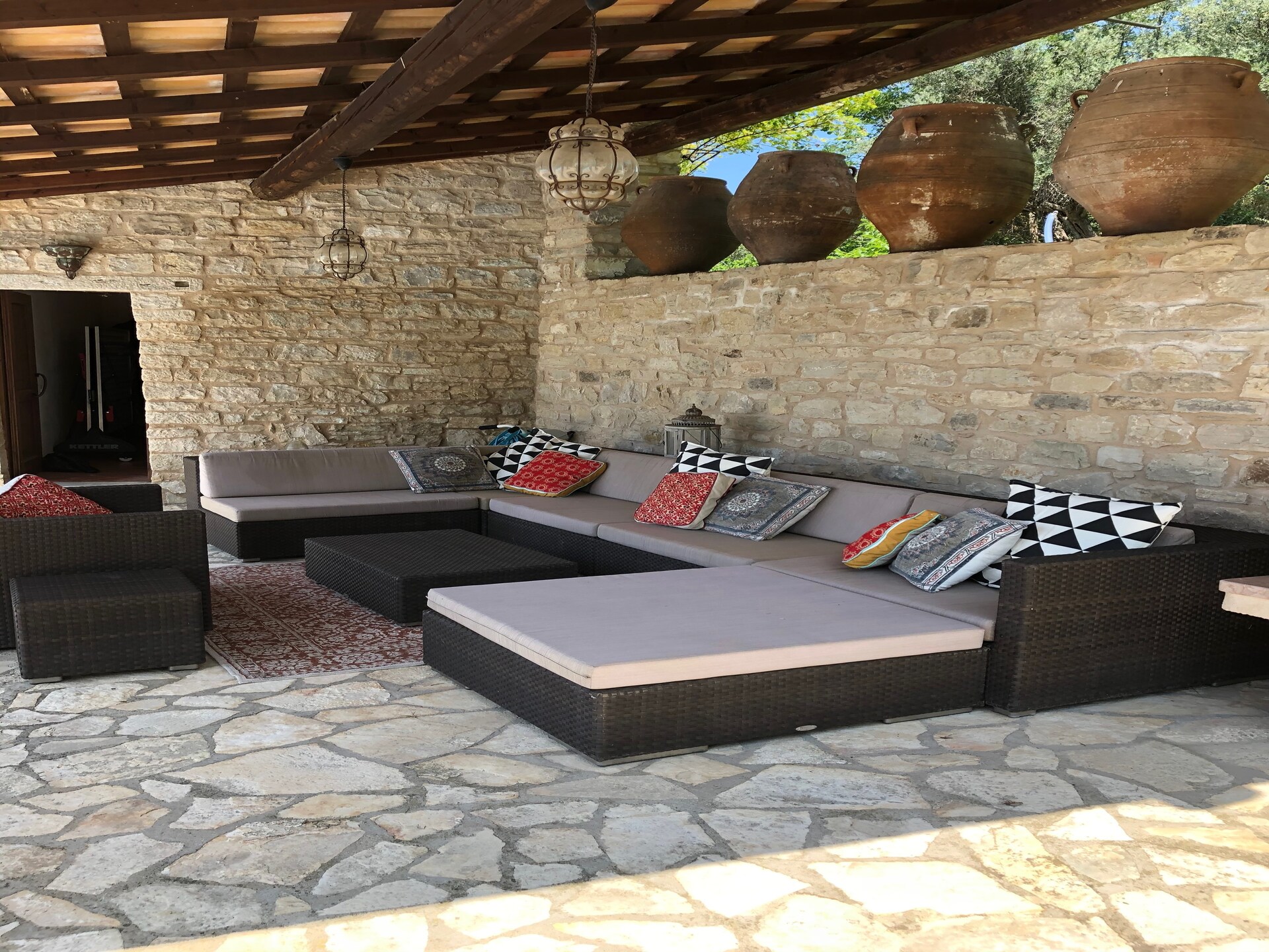 Romantisch appartement in middeleeuws Ripabottoni met panoramische tuin - foto 26