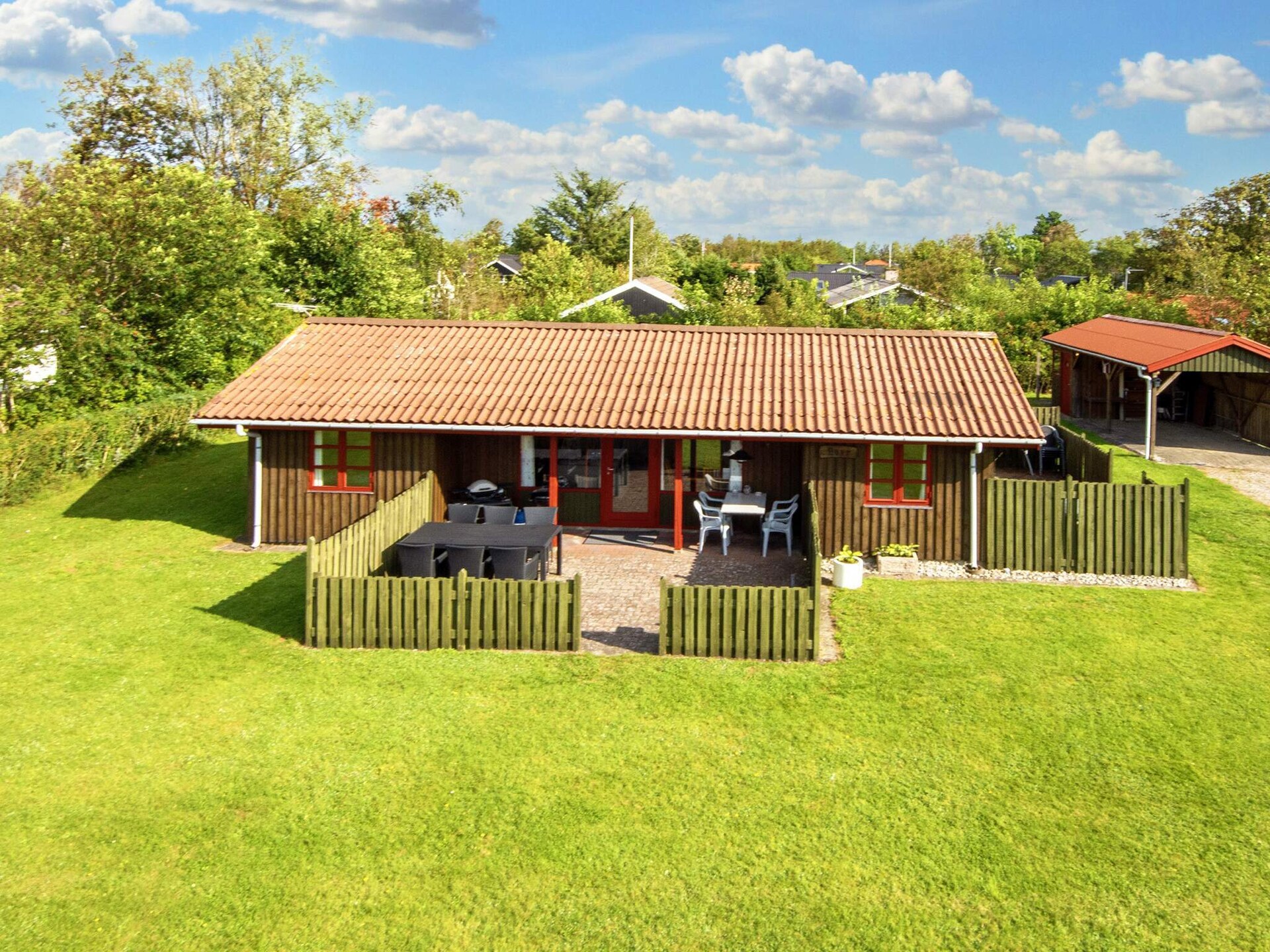 Traditioneel vakantiehuis bij Skaven Strand, 500m van de Ringkøbing Fjord - foto 2