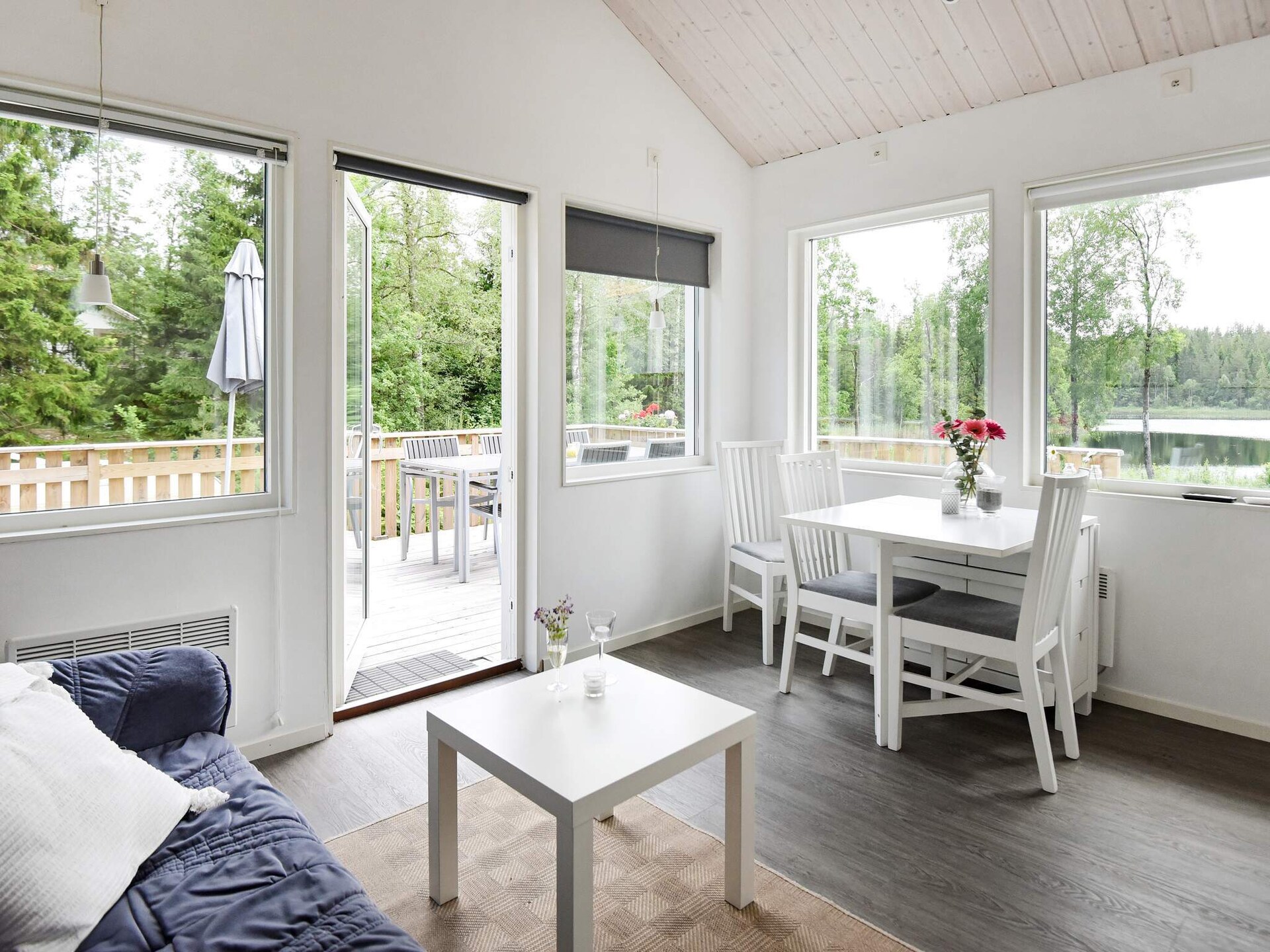 Knusse stuga aan het Lillesjö meer met eigen terras en visstek op 20 meter - foto 28